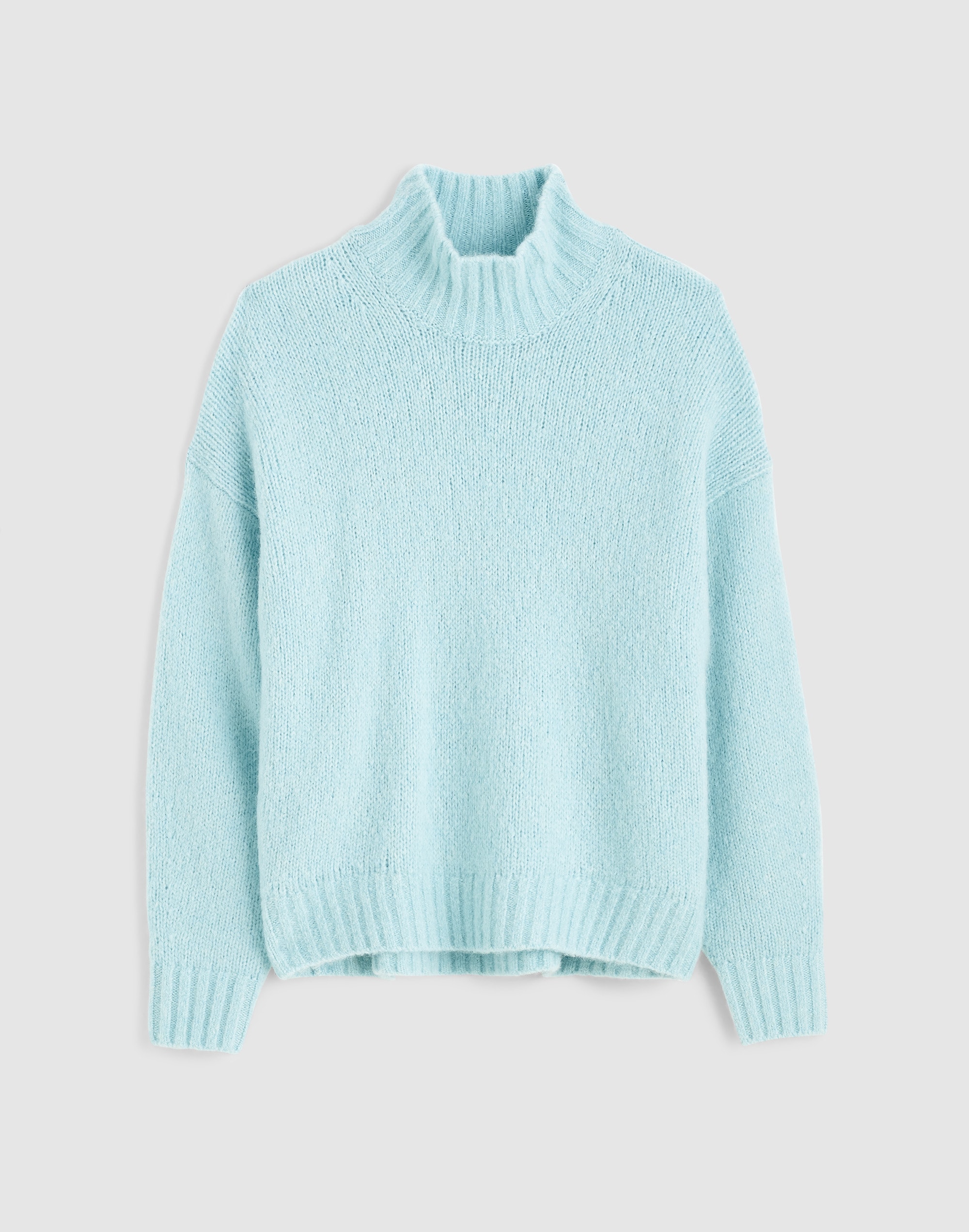 Chunky-Knit Alpaca-Blend Turtleneck