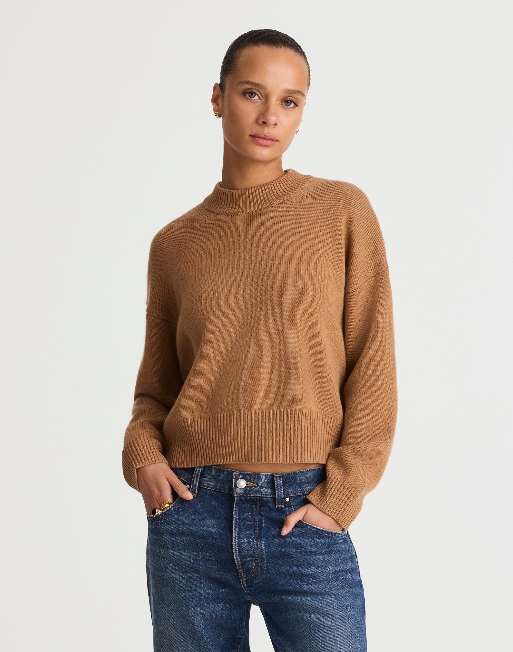 SoftWool Boxy Crewneck Sweater
