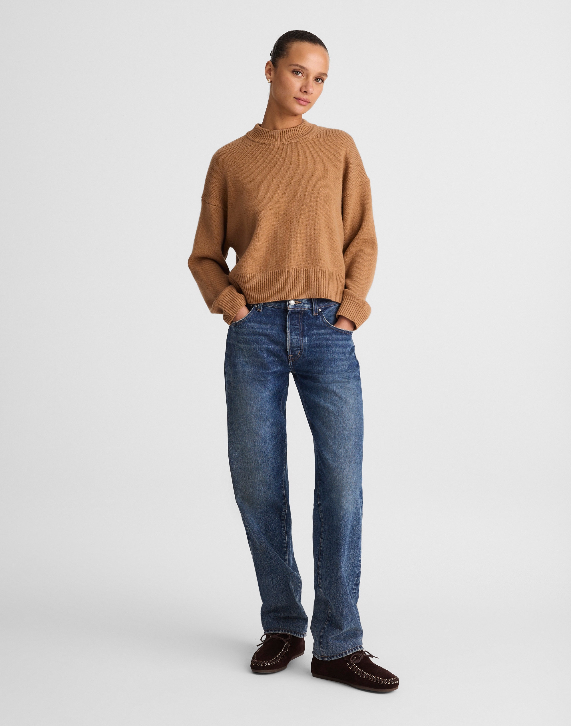 SoftWool Boxy Crewneck Sweater