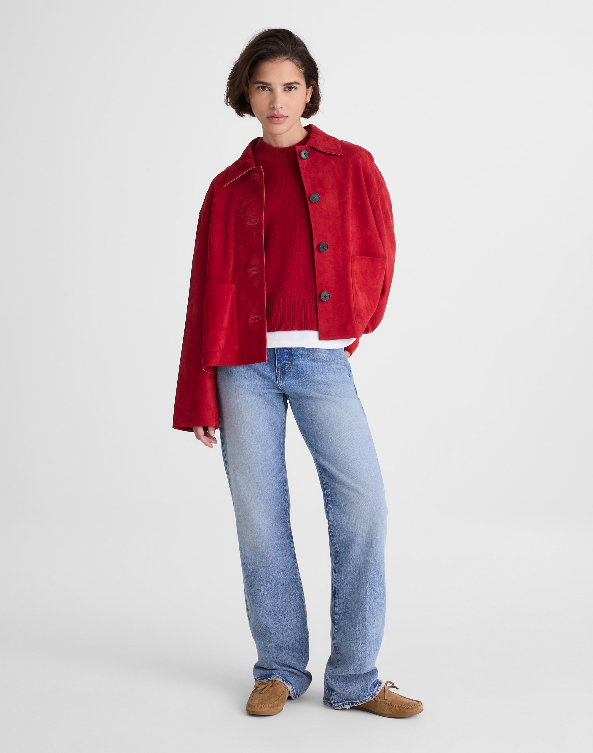 SoftWool Boxy Crewneck Sweater