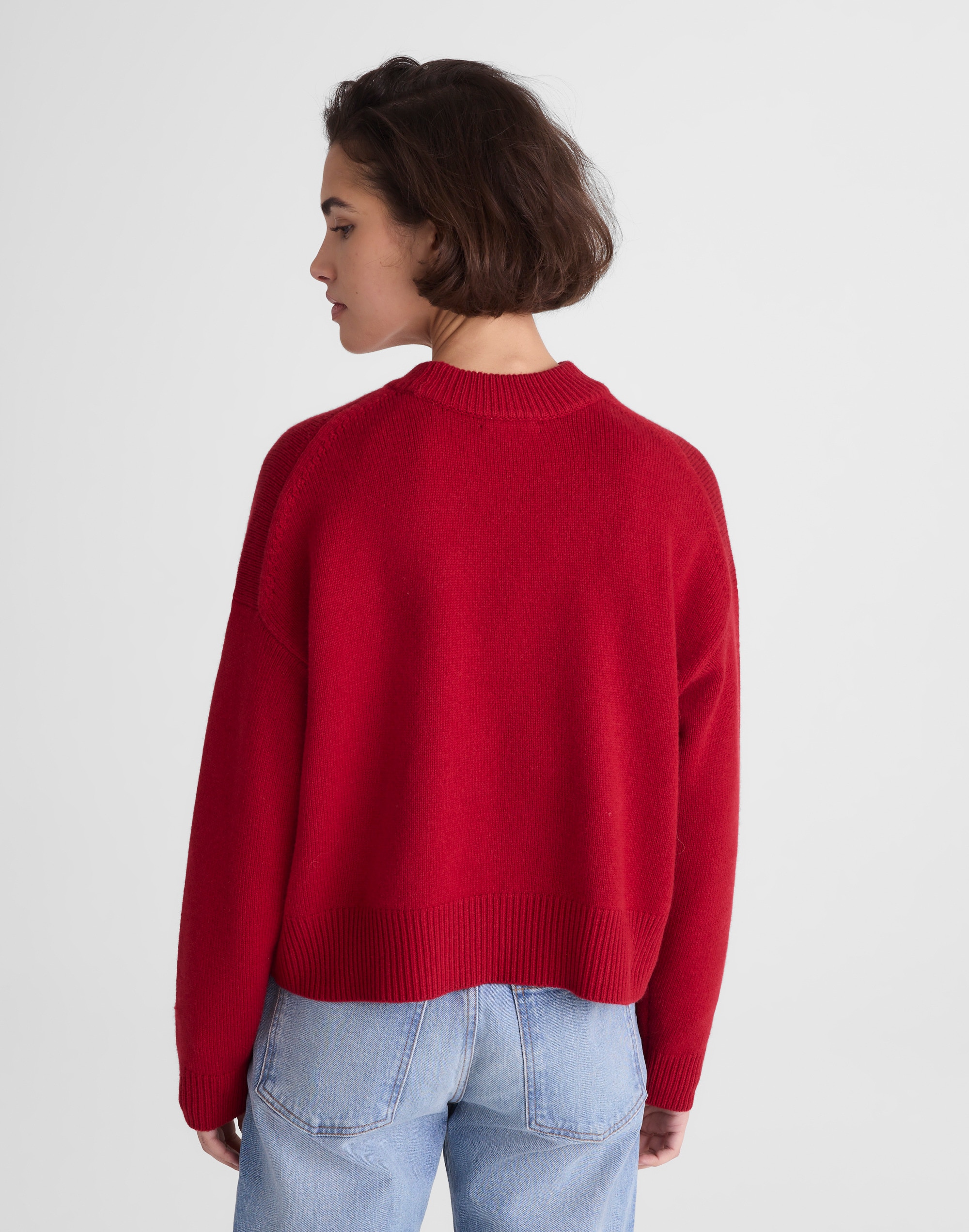 SoftWool Boxy Crewneck Sweater