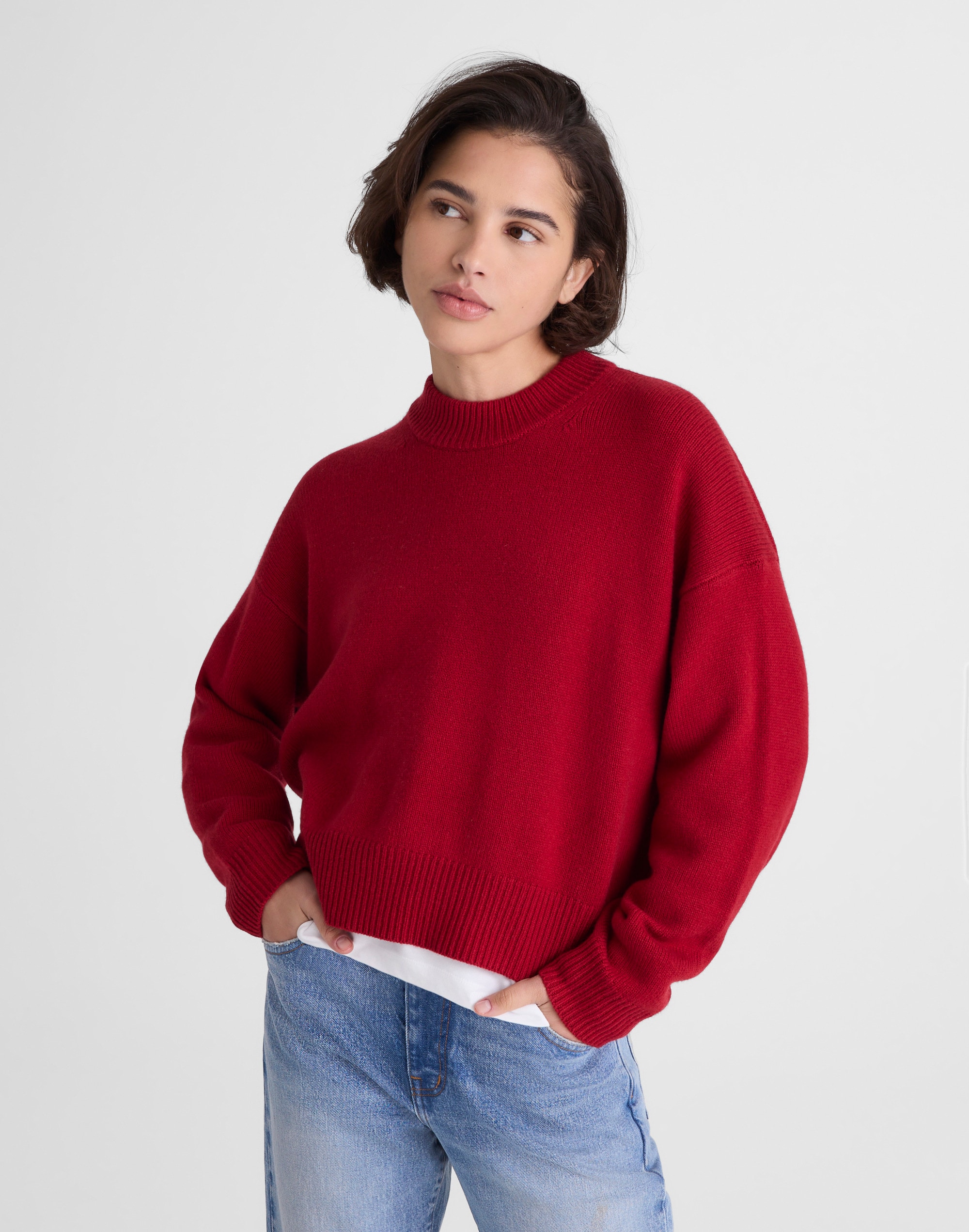 SoftWool Boxy Crewneck Sweater