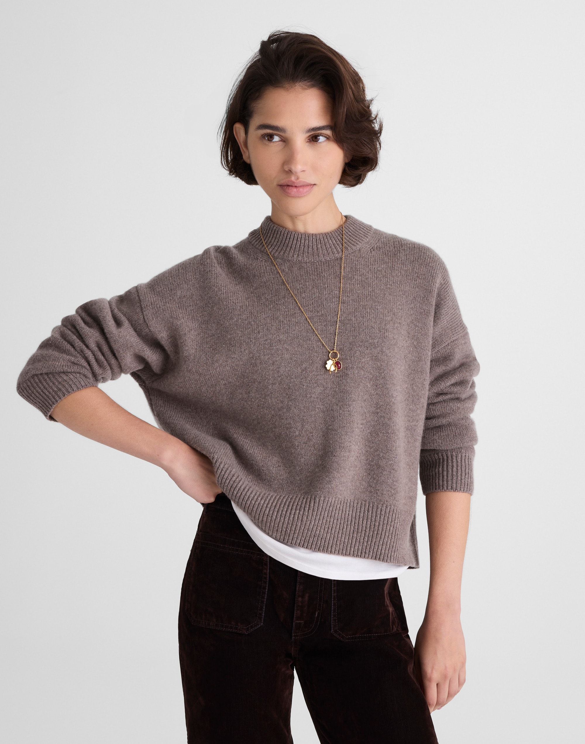 SoftWool Boxy Crewneck Sweater