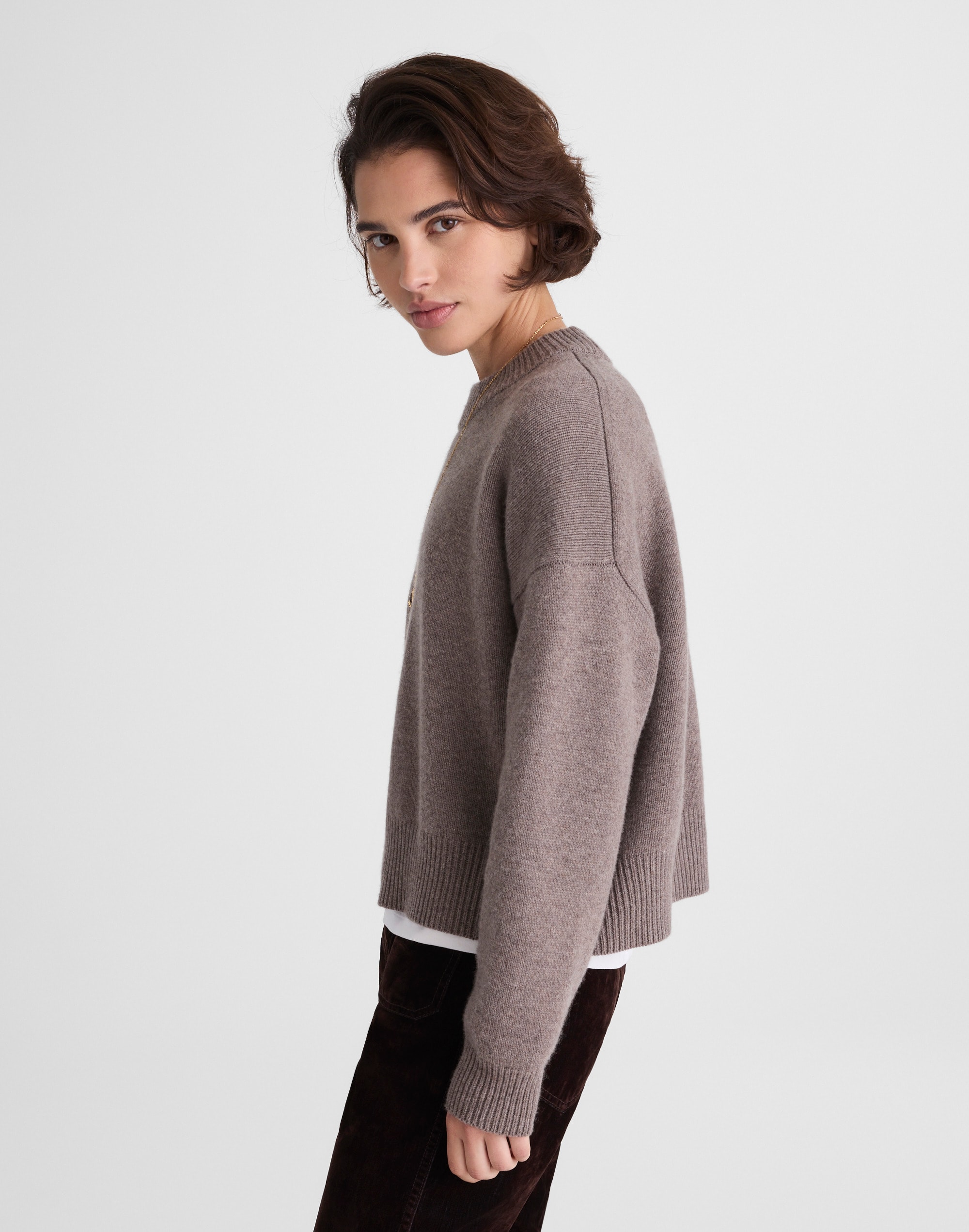 SoftWool Boxy Crewneck Sweater