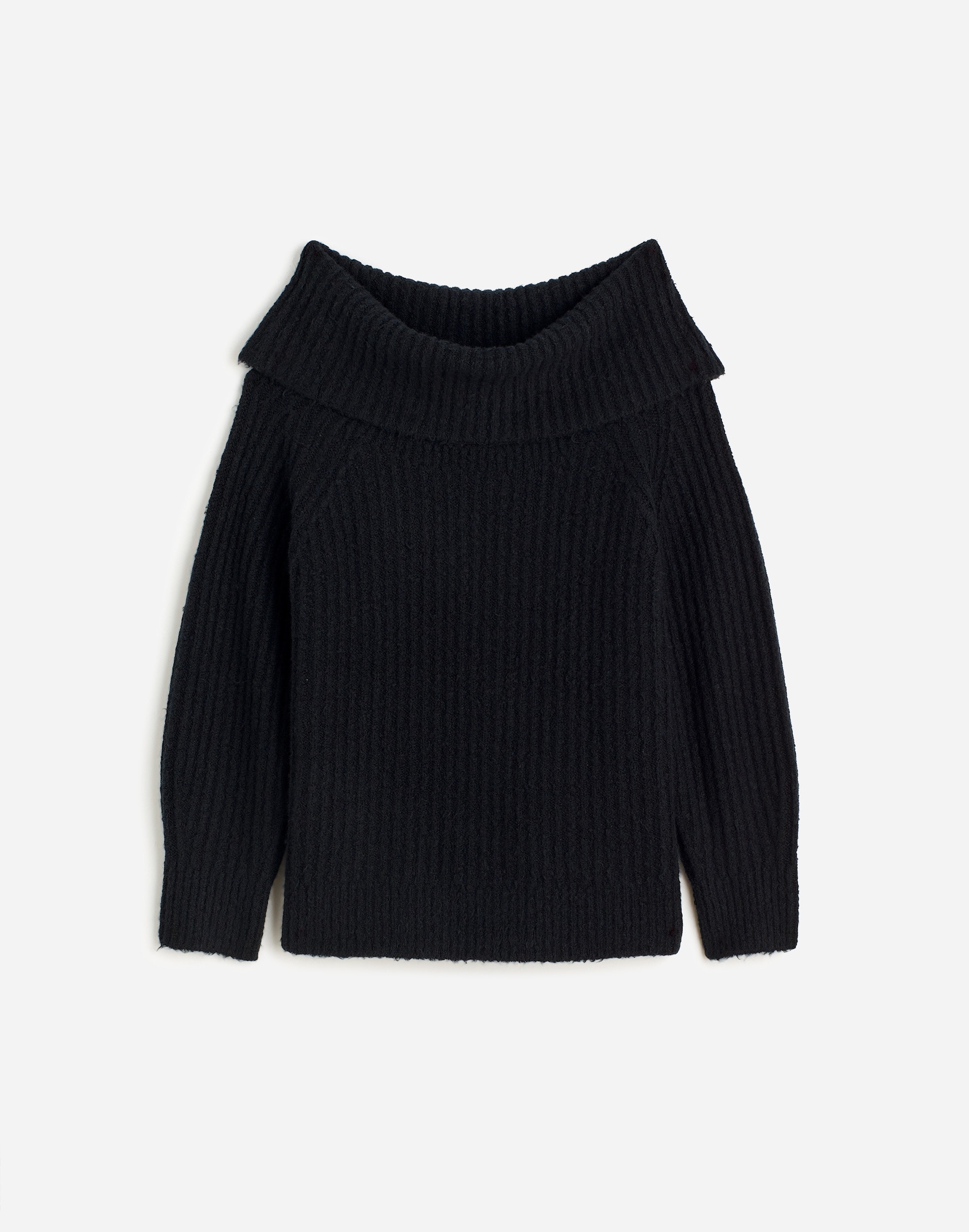 Cotton-Blend Off-Shoulder Sweater