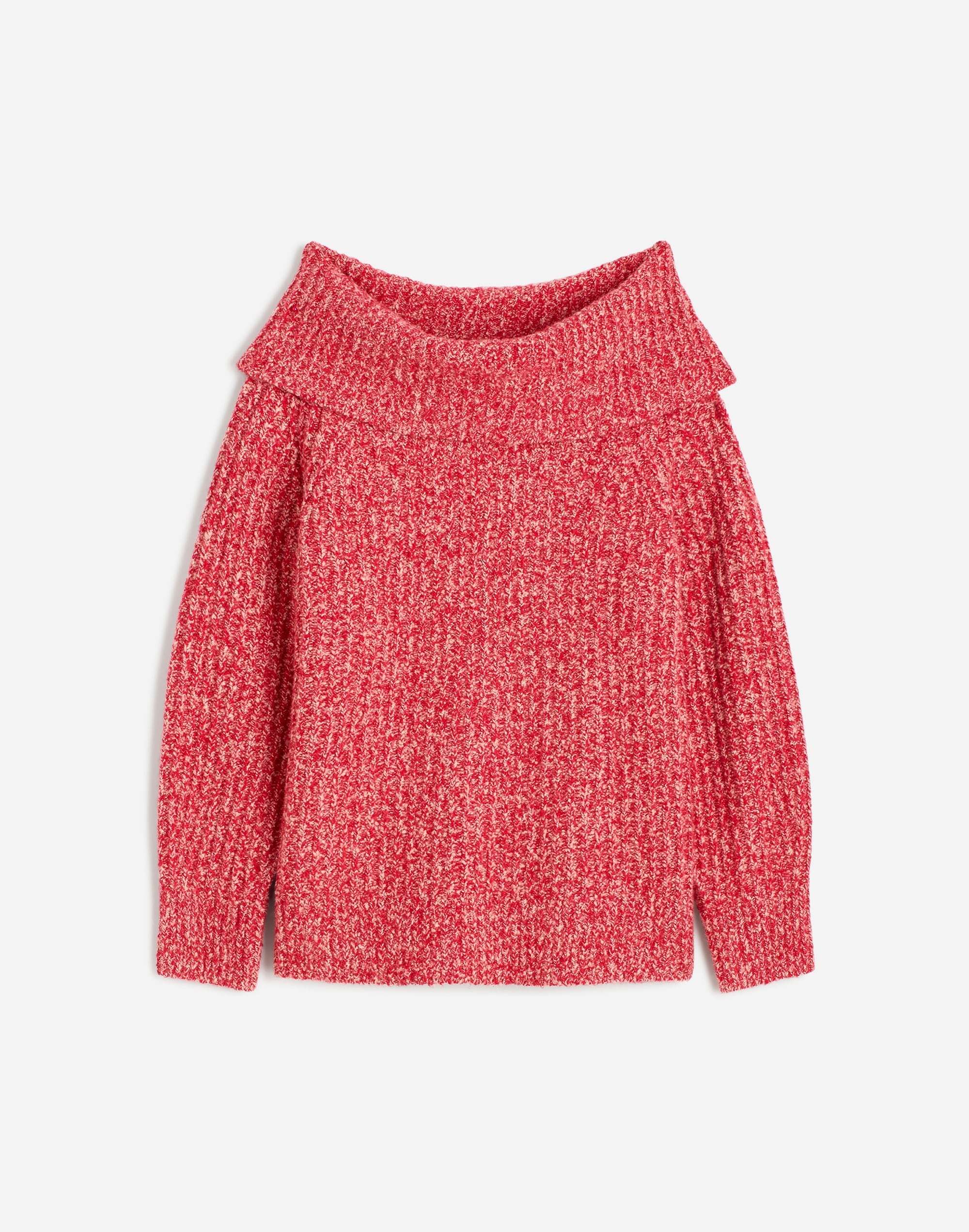 Cotton-Blend Off-Shoulder Sweater