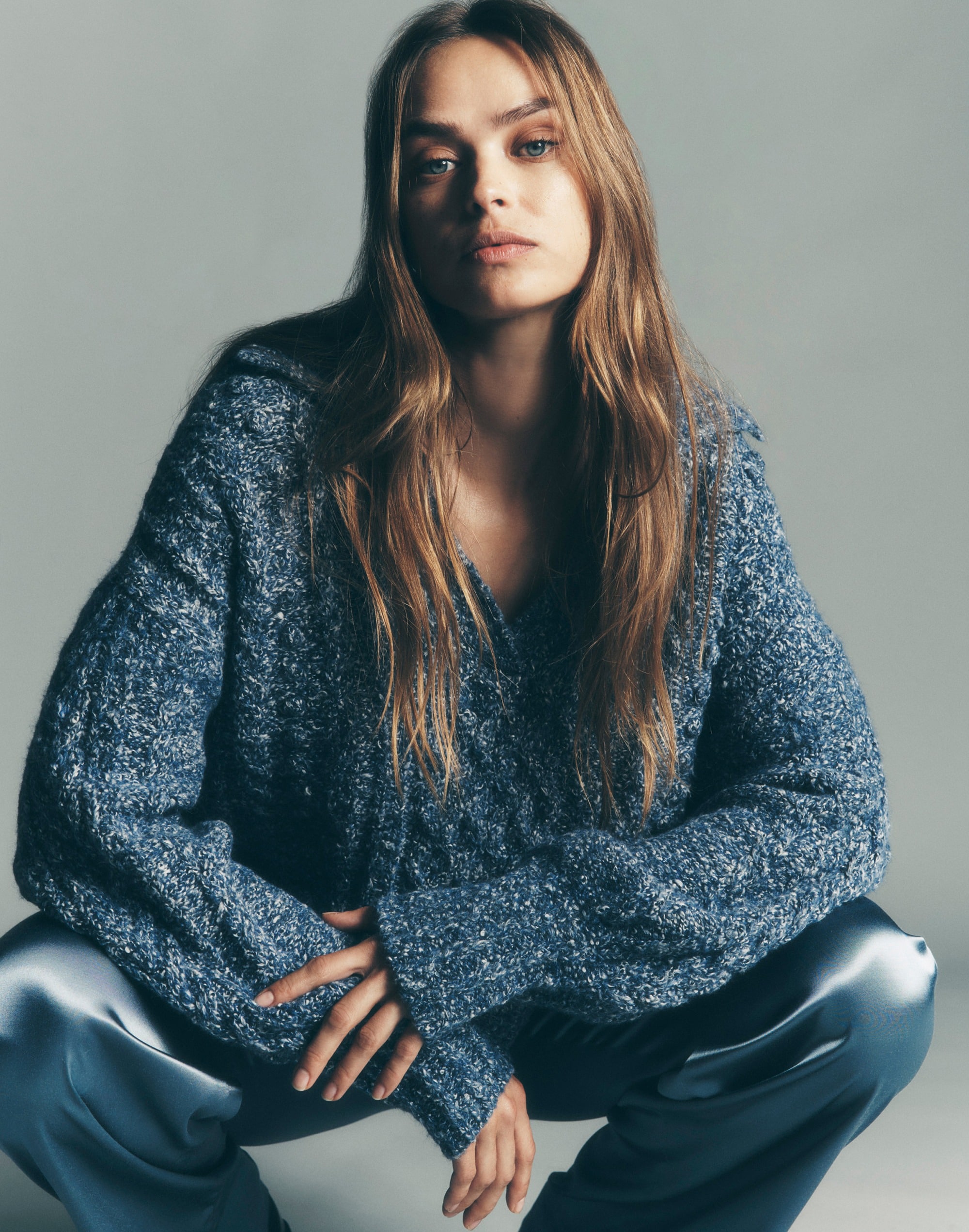 Cotton Merino Wool Blend Cable Knit Sweater Madewell