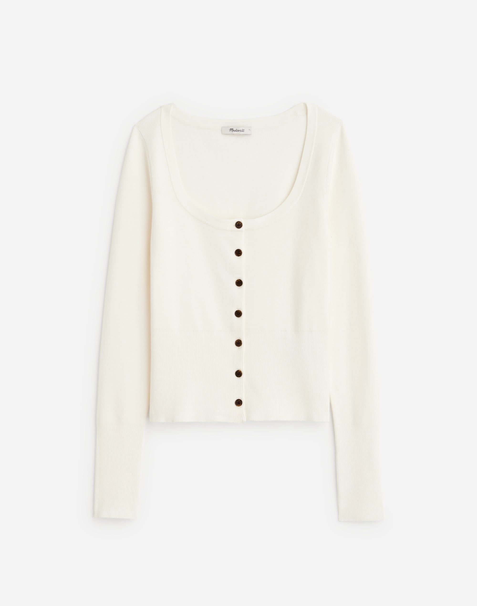 The Signature Knit Scoopneck Cardigan