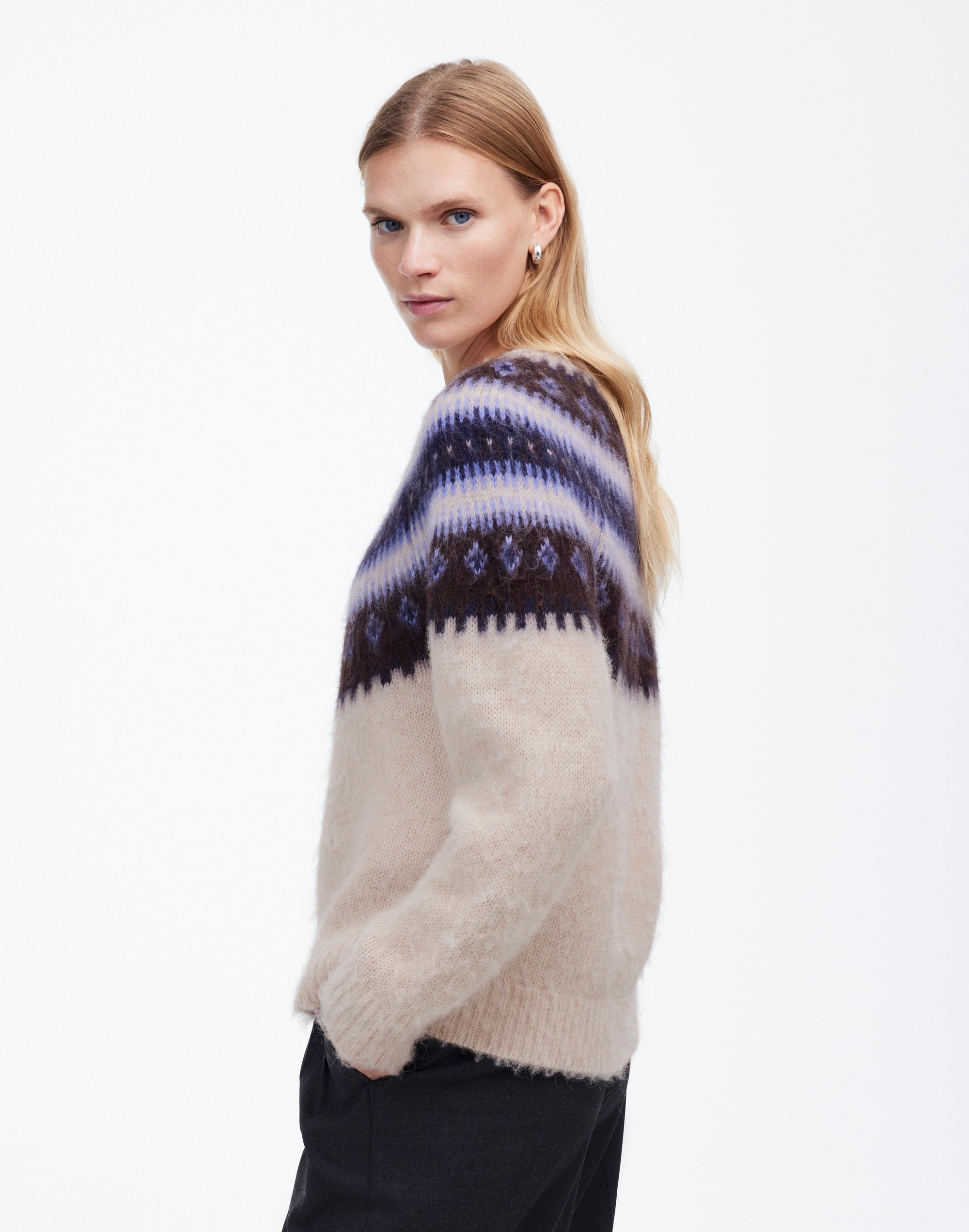 Fair Isle Alpaca-Blend Sweater