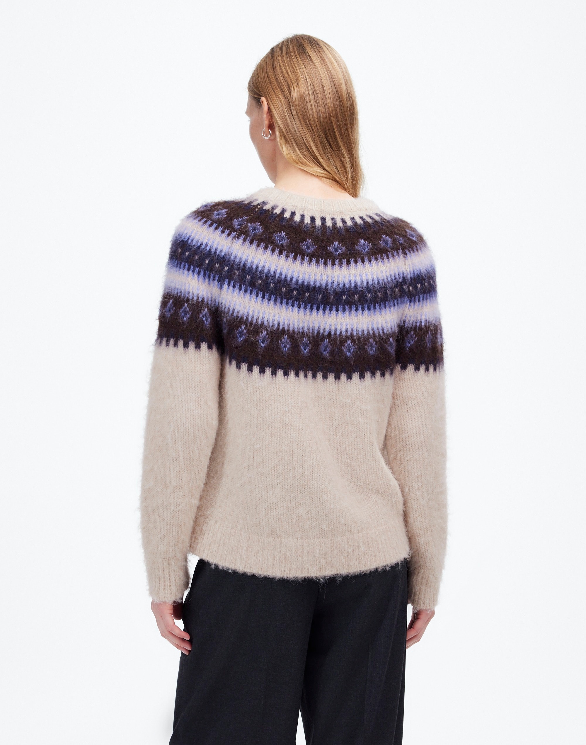 Fair Isle Alpaca-Blend Sweater