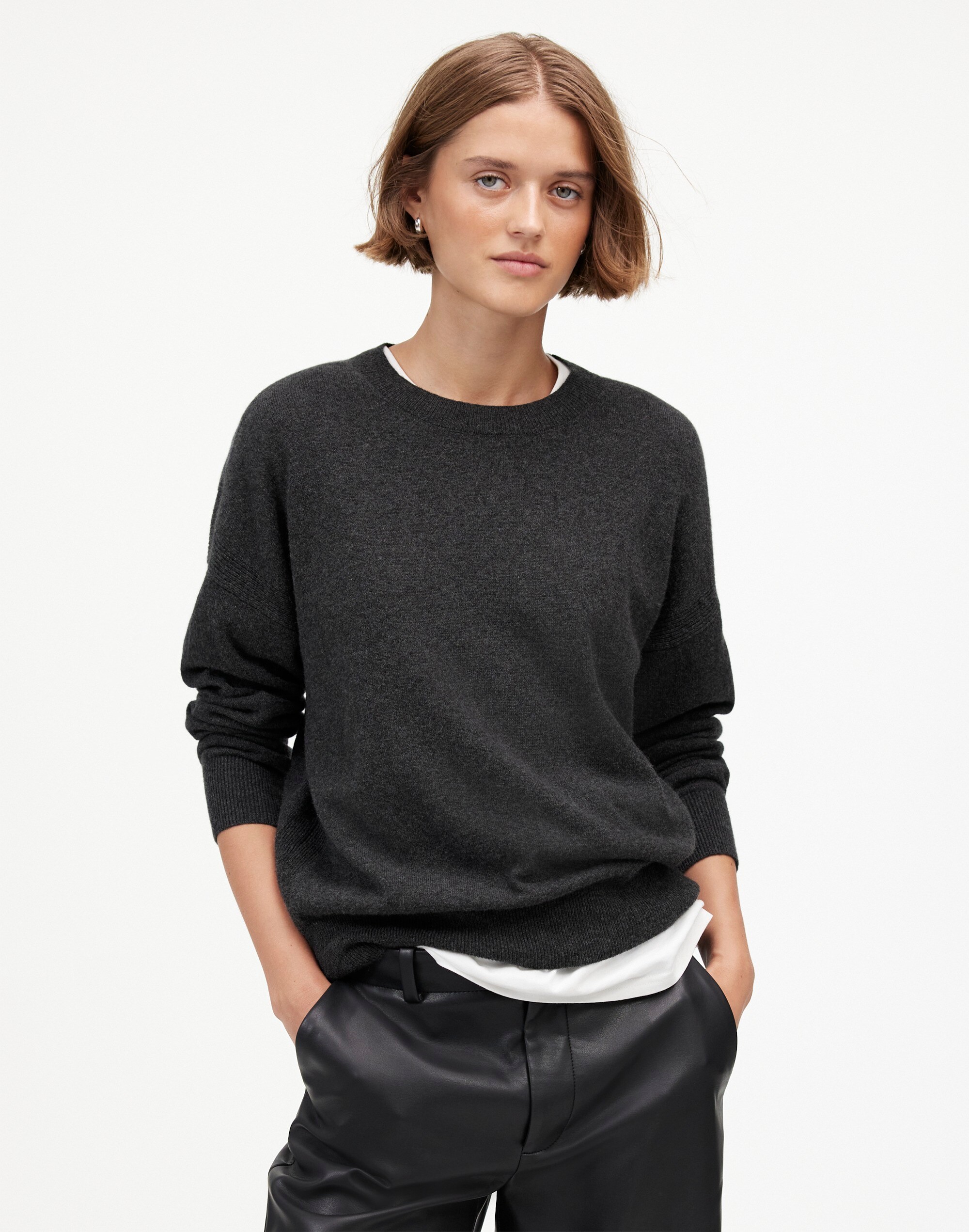 Cashmere Relaxed Crewneck Sweater