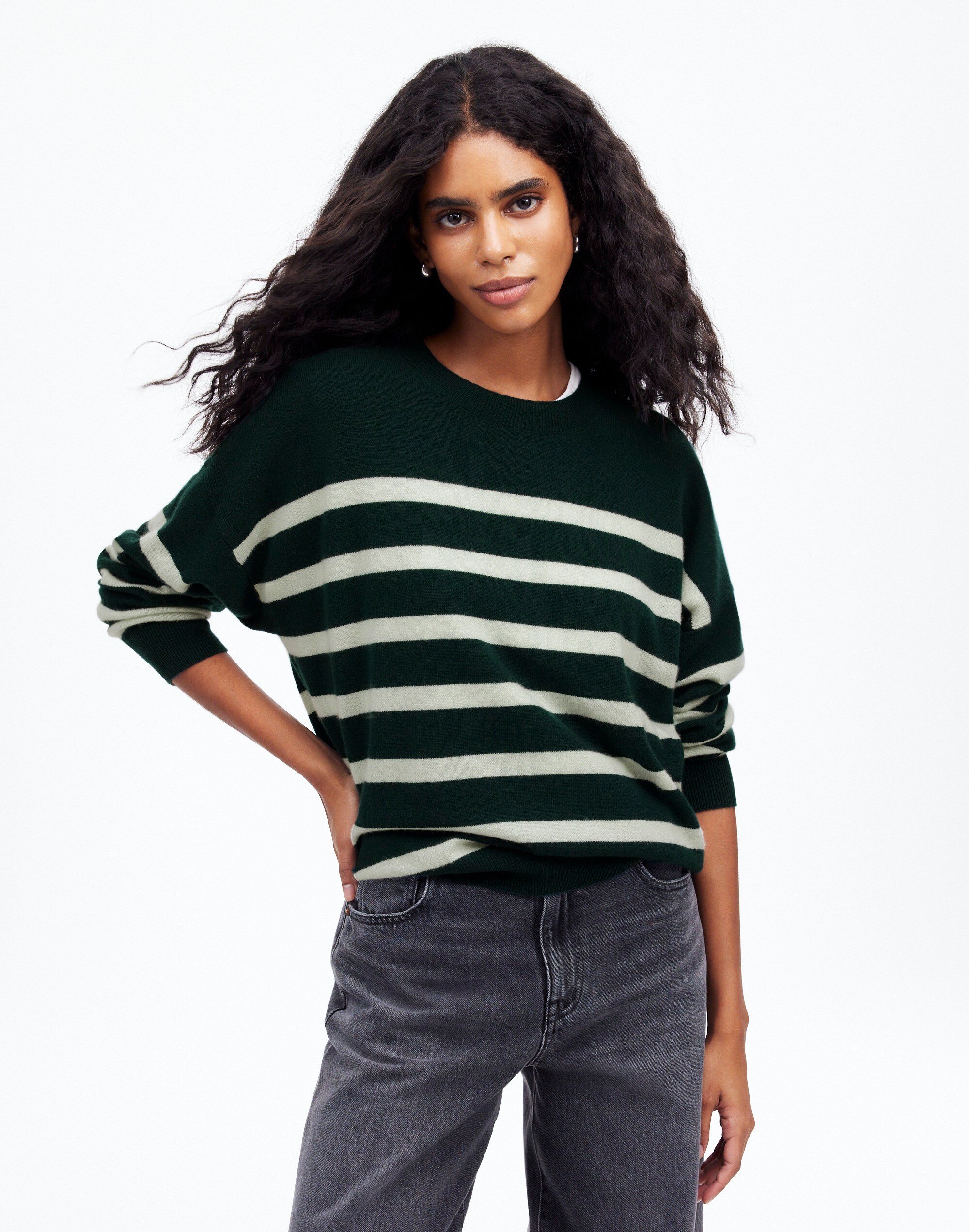 Cashmere Relaxed Crewneck Sweater
