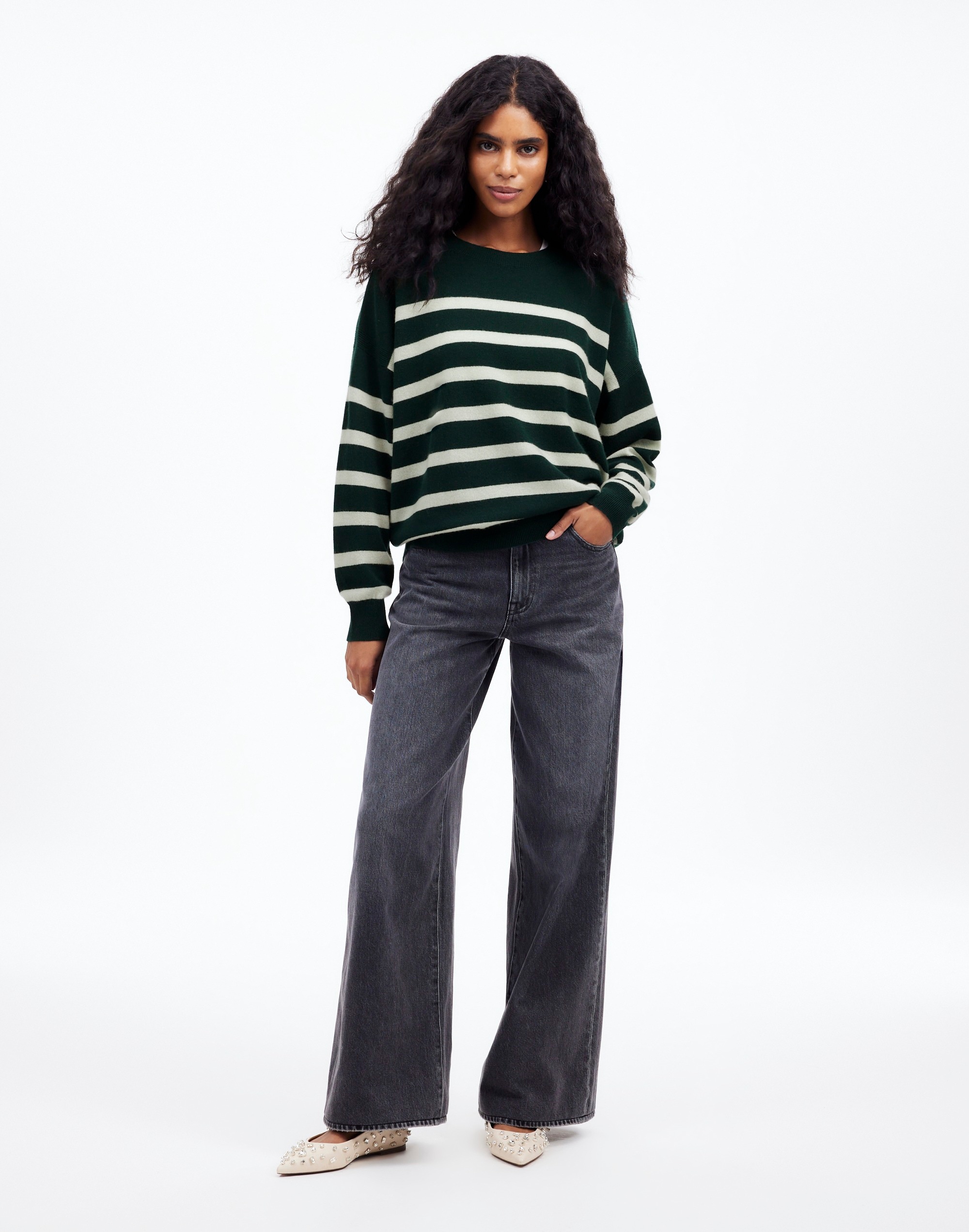 Cashmere Relaxed Crewneck Sweater