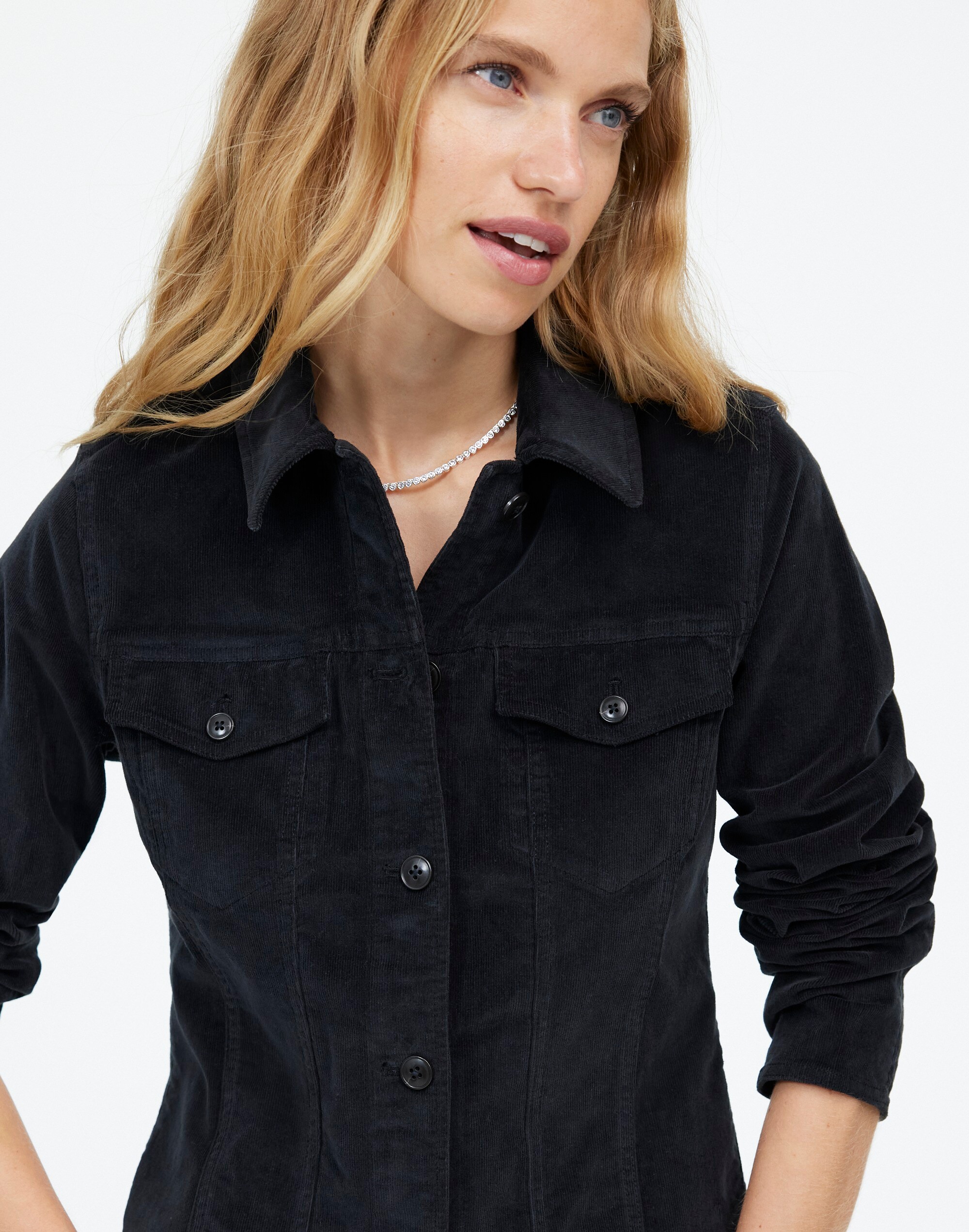 Shrunken Button-Front Shirt