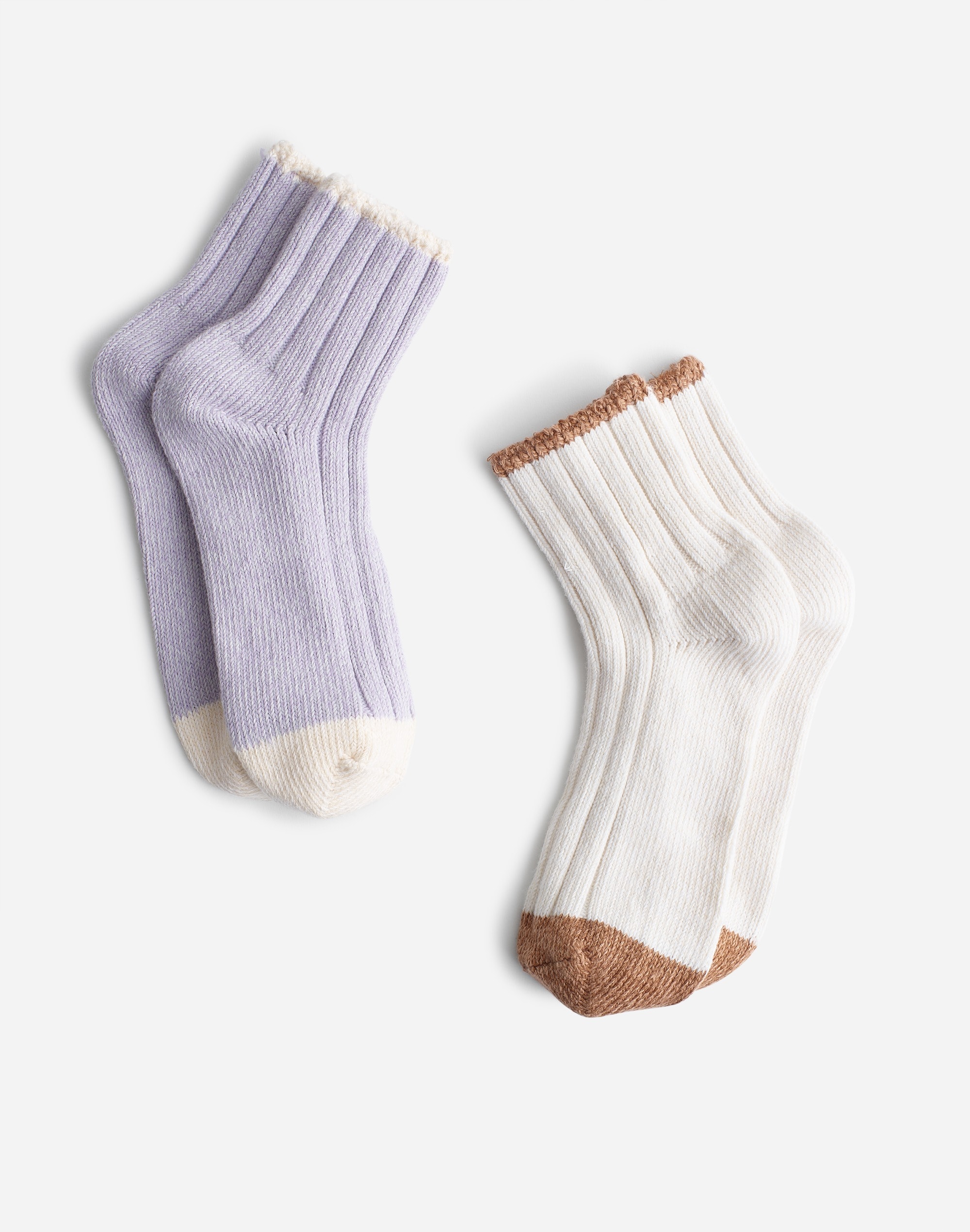 two-pack ankle socks