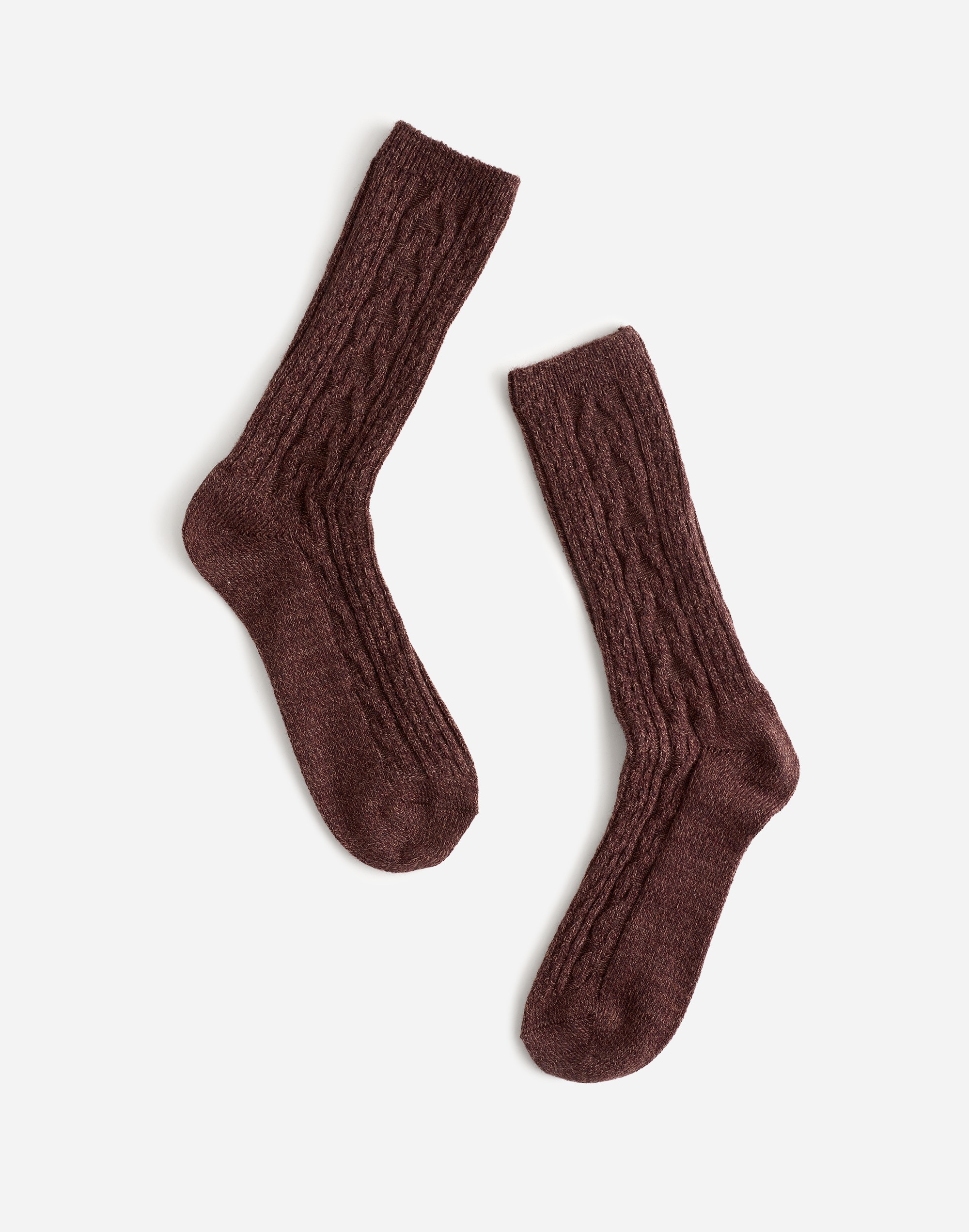 Cable-Knit Trouser Socks