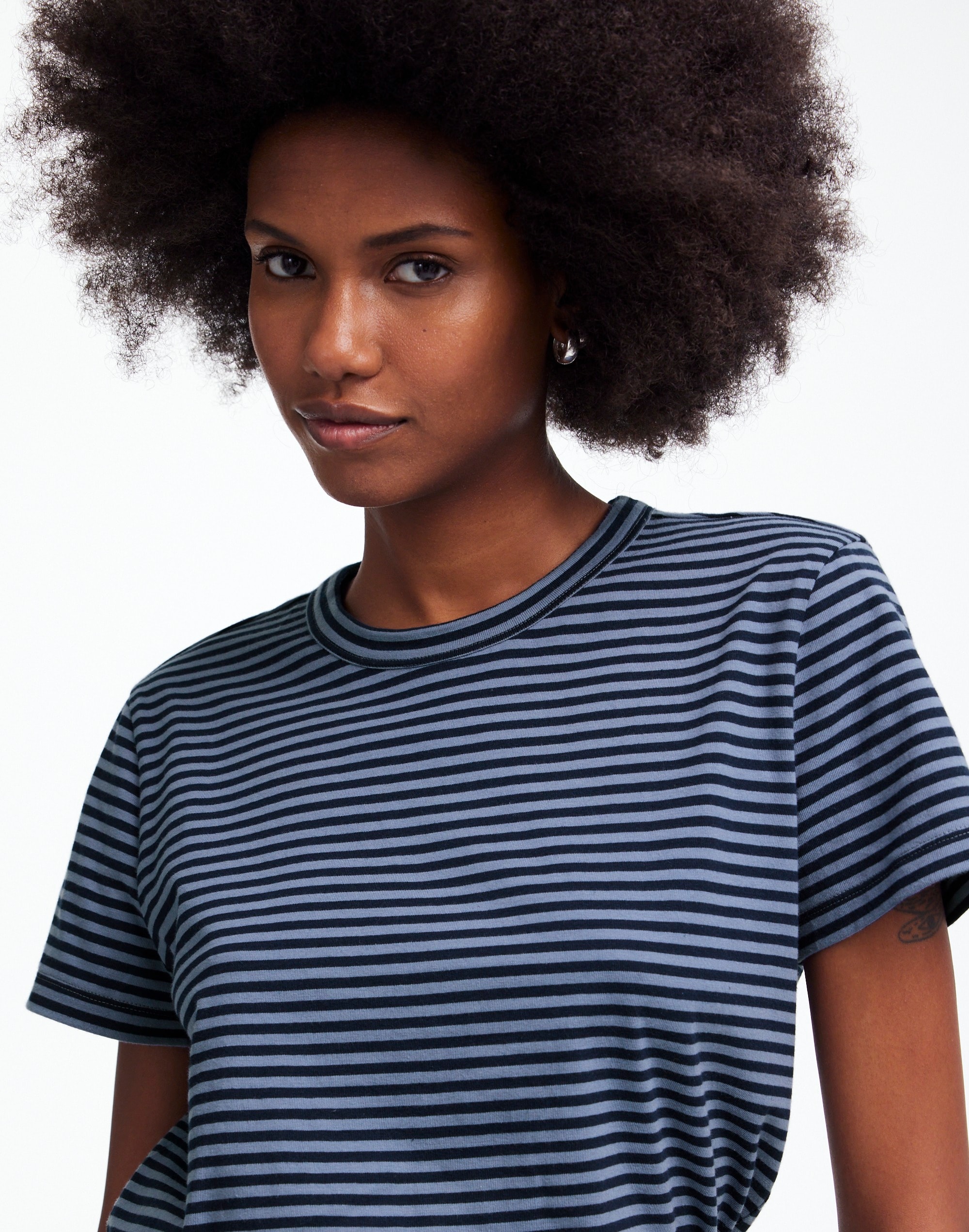 The Perfect Crewneck Tee in Allday Jersey