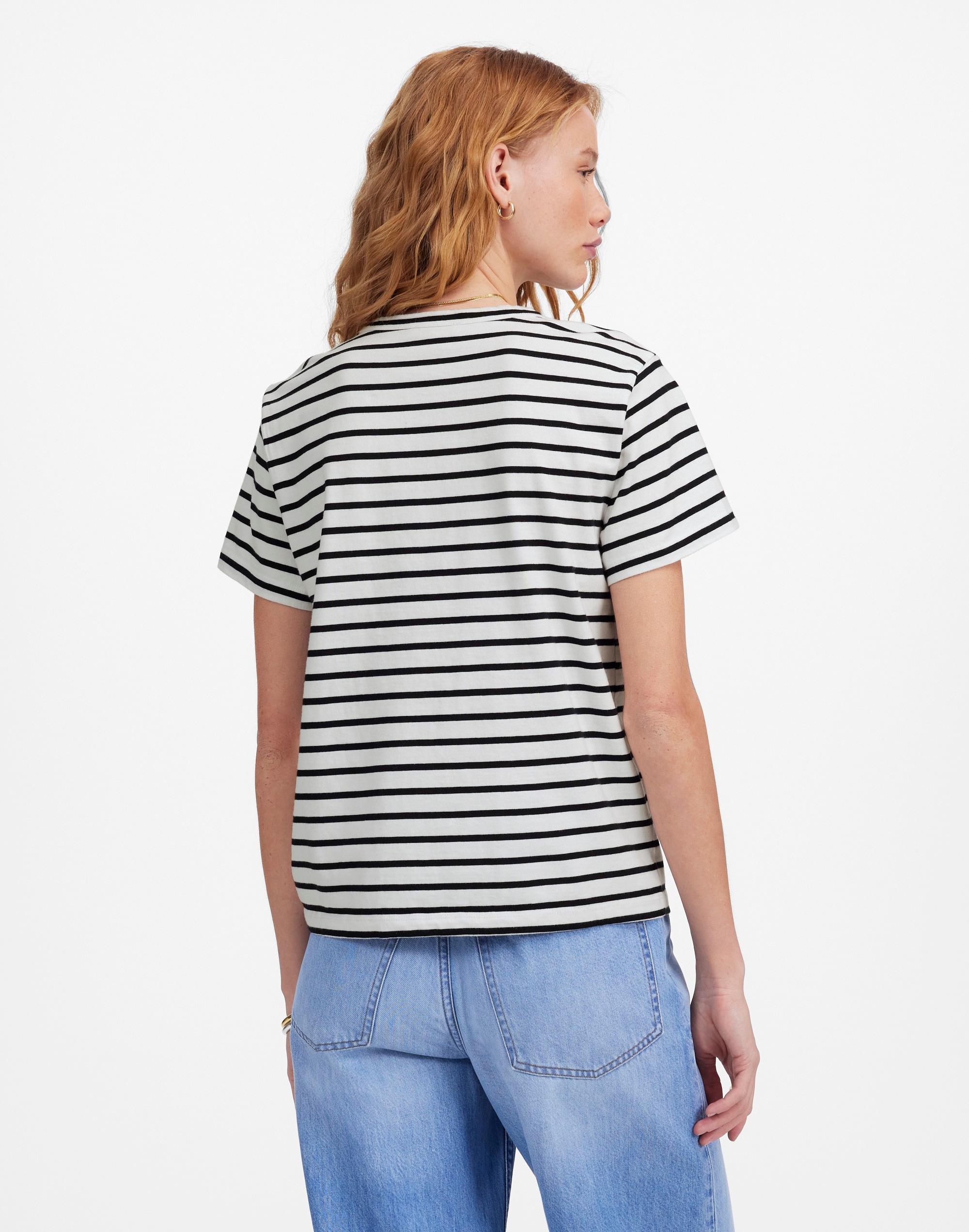 The Perfect Crewneck Tee in Allday Jersey Alternate Image 4