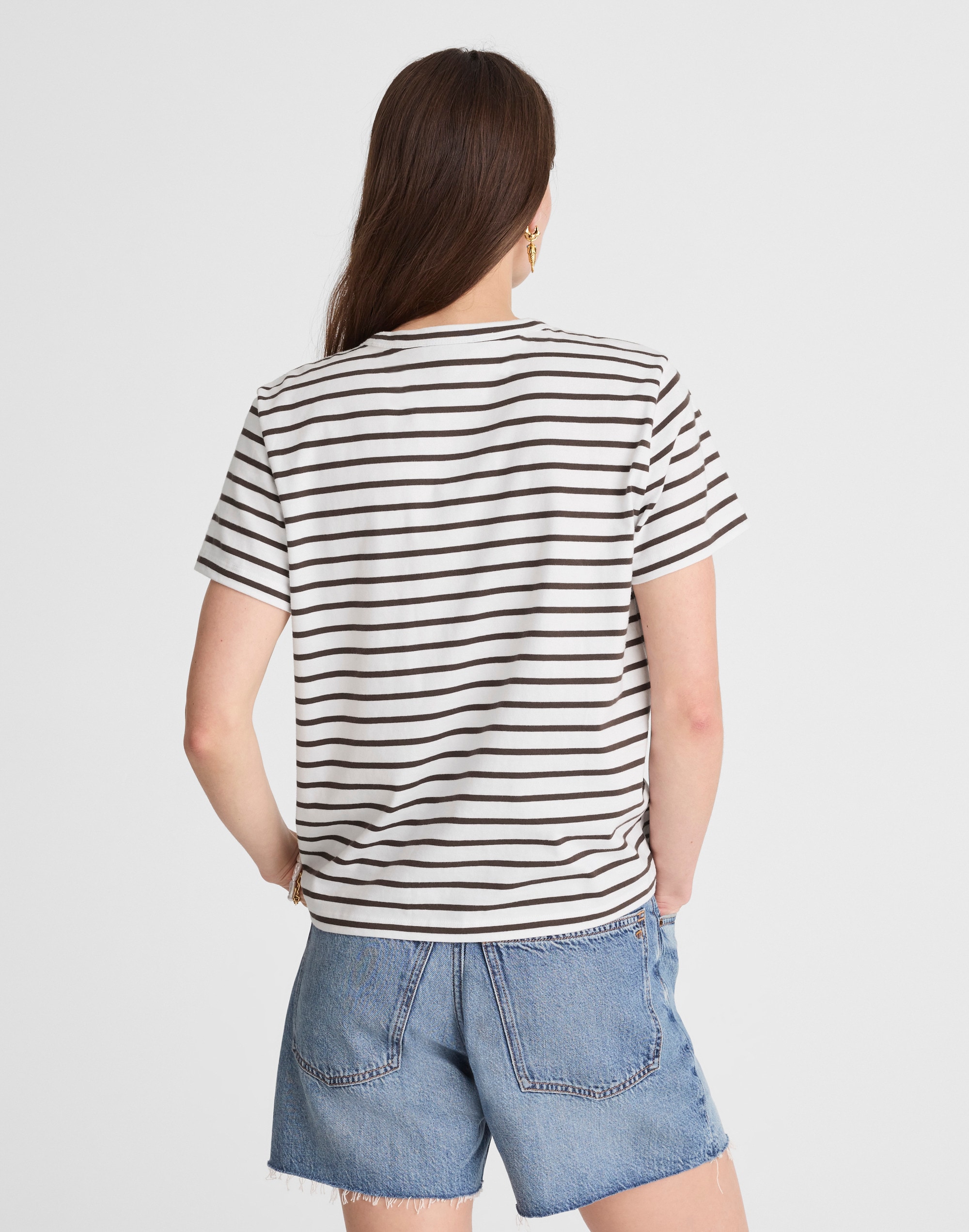 The Perfect Crewneck Tee in Allday Jersey