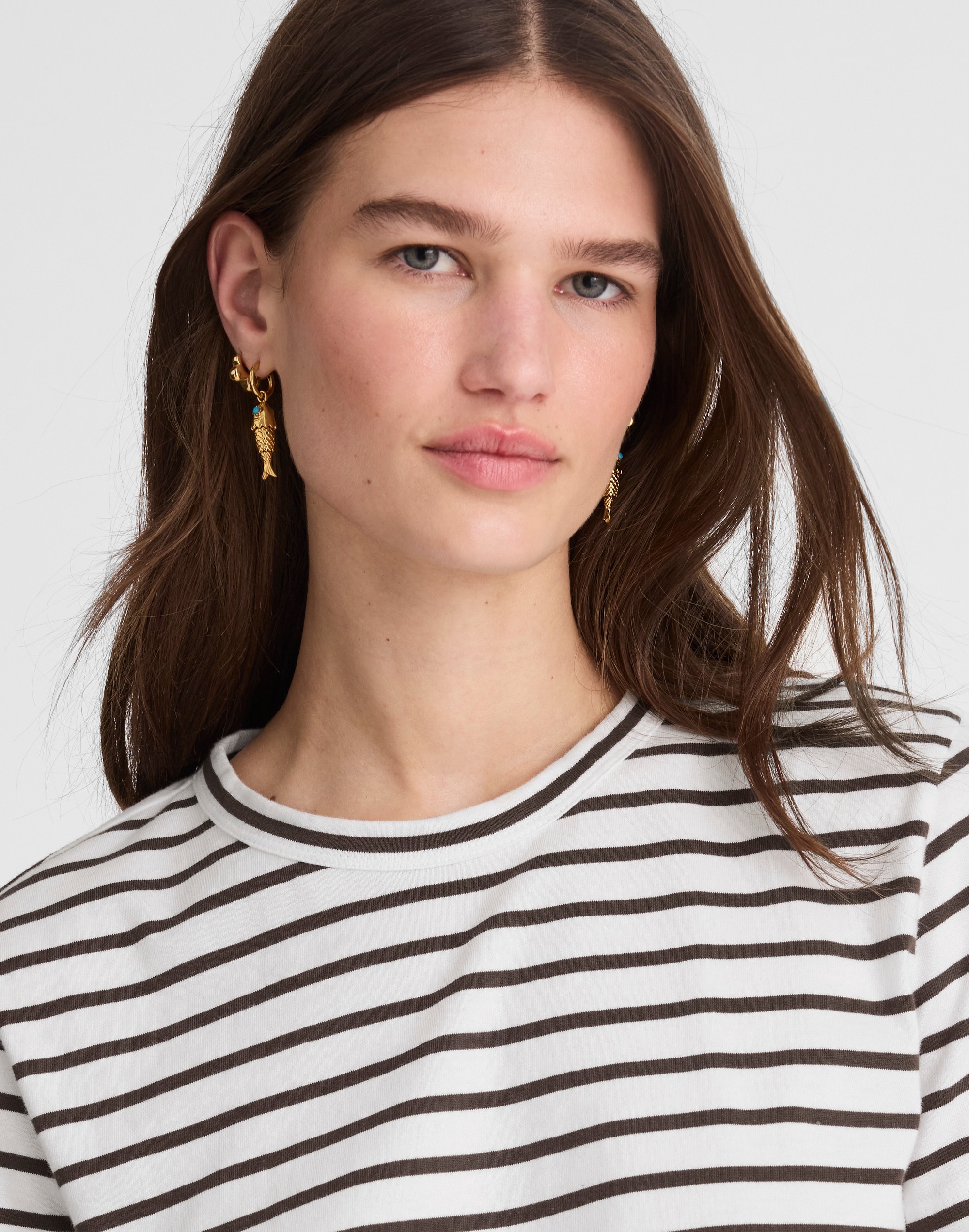 The Perfect Crewneck Tee in Allday Jersey