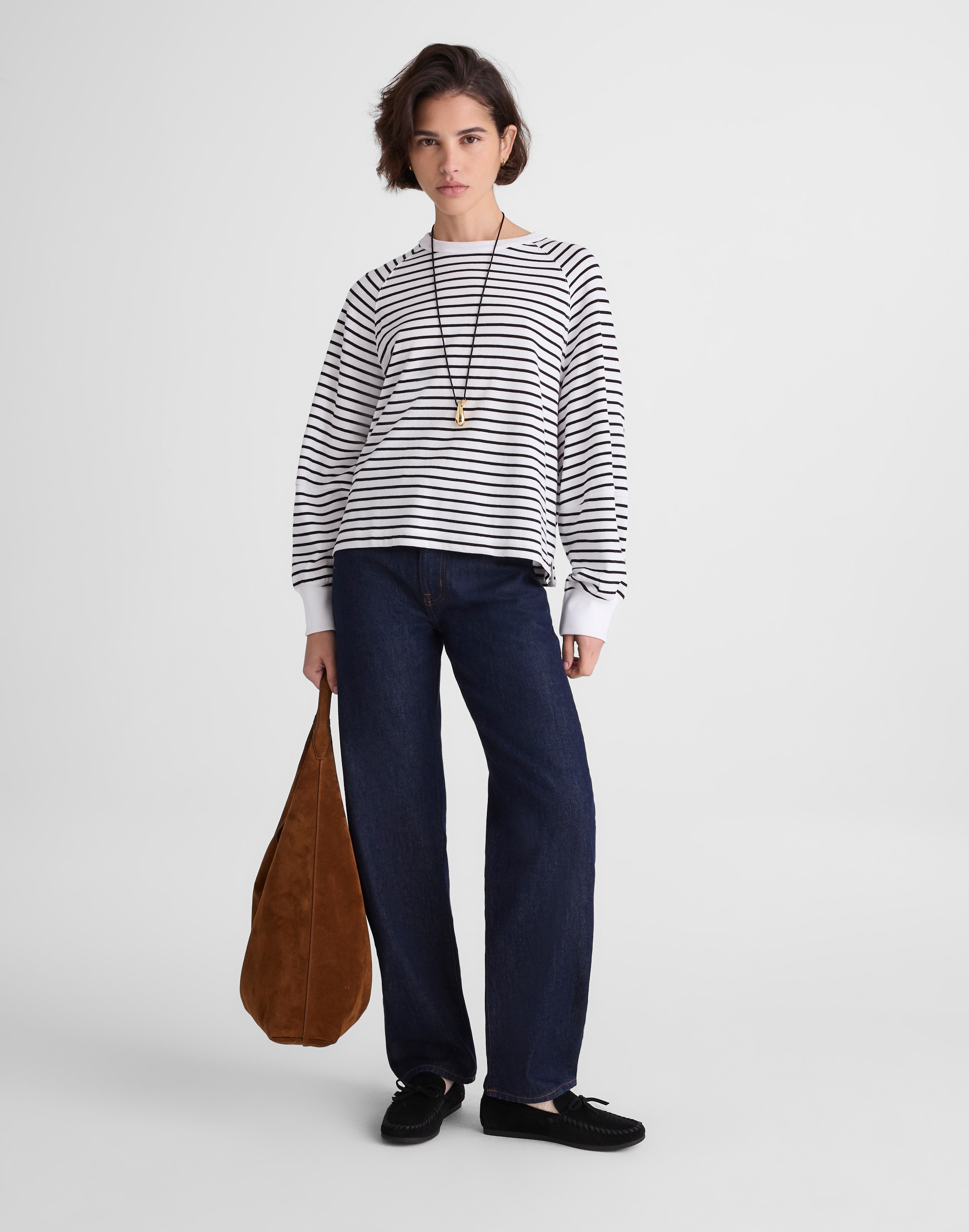 Relaxed Long-Sleeve Raglan Tee