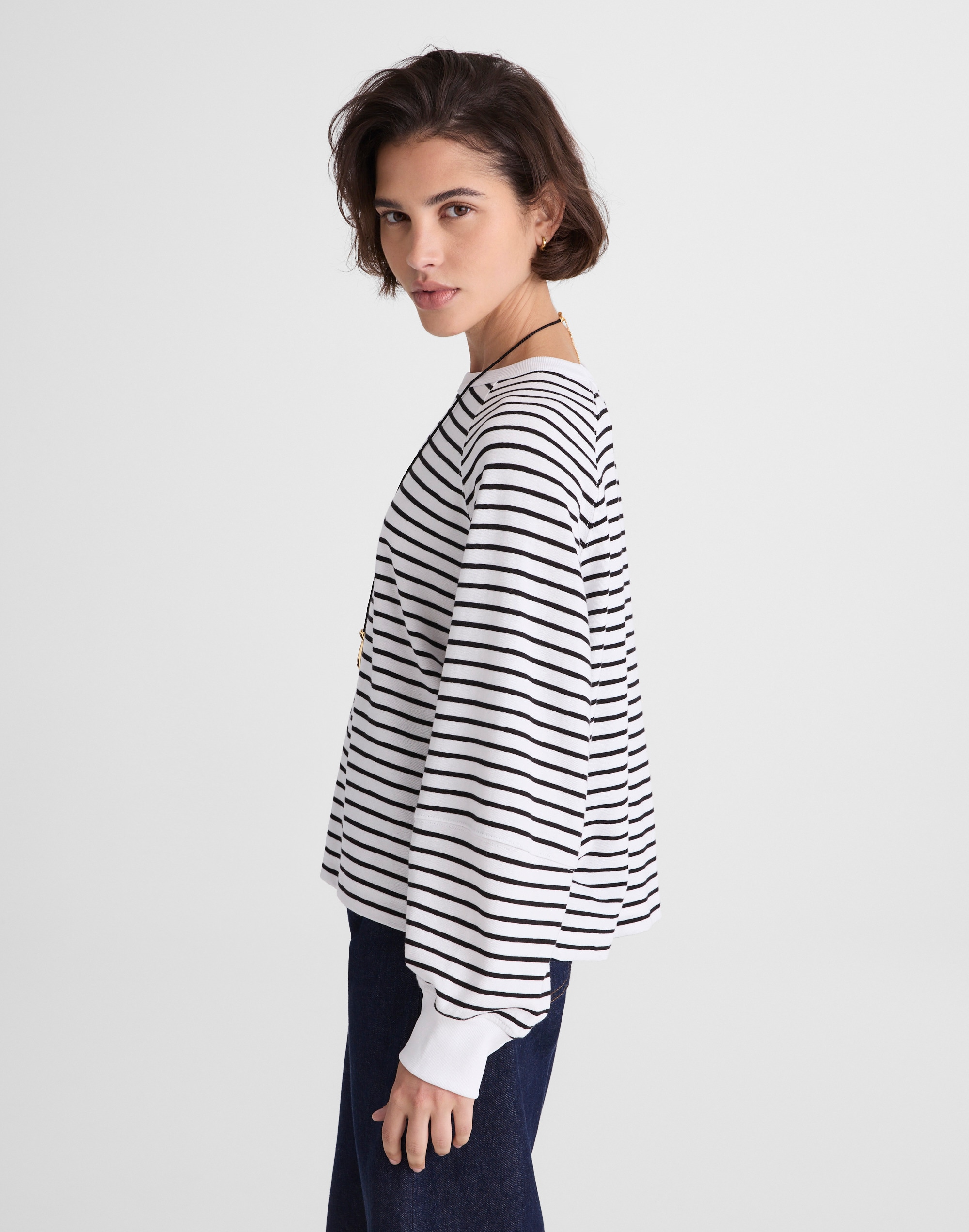 Relaxed Long-Sleeve Raglan Tee
