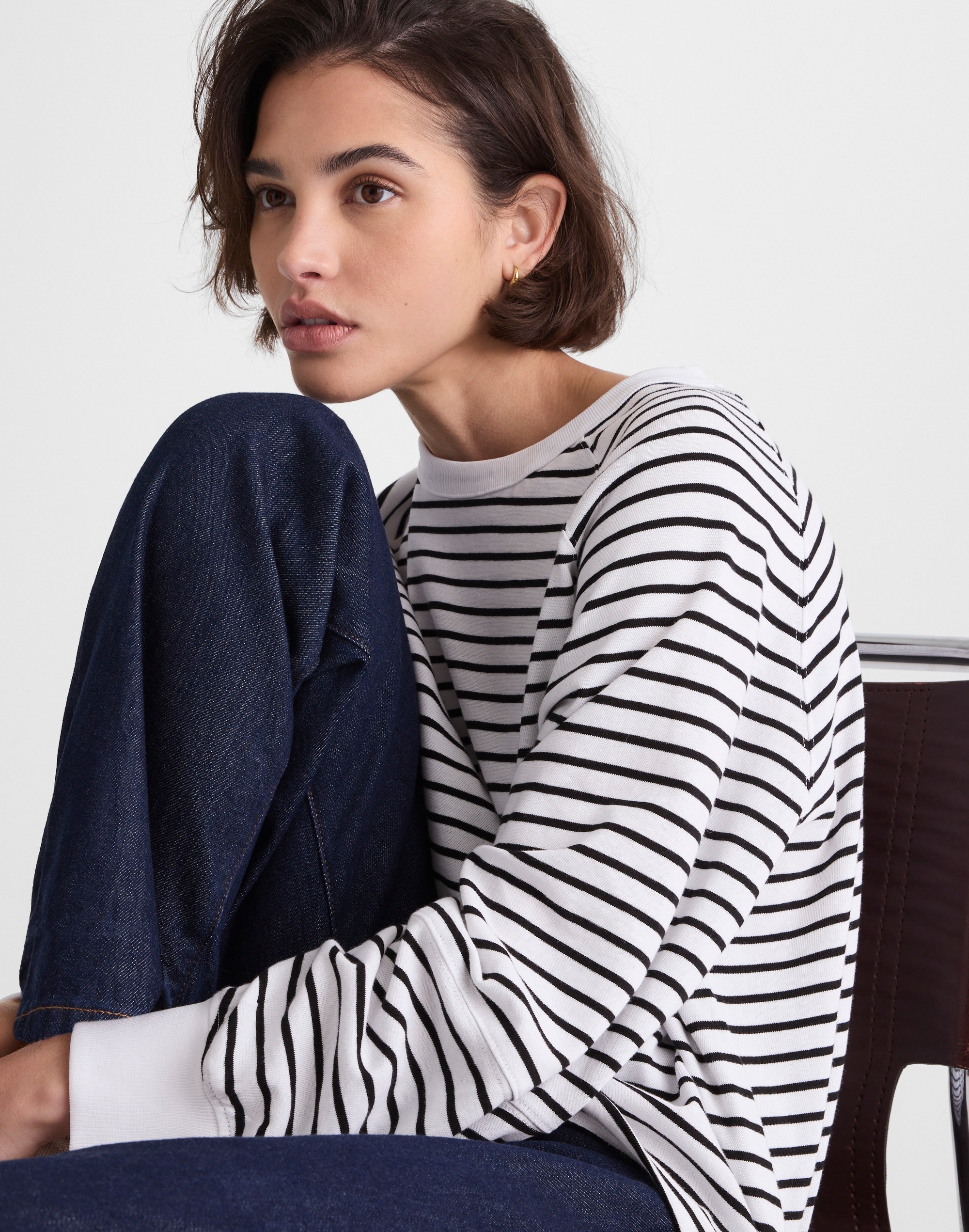 Relaxed Long-Sleeve Raglan Tee