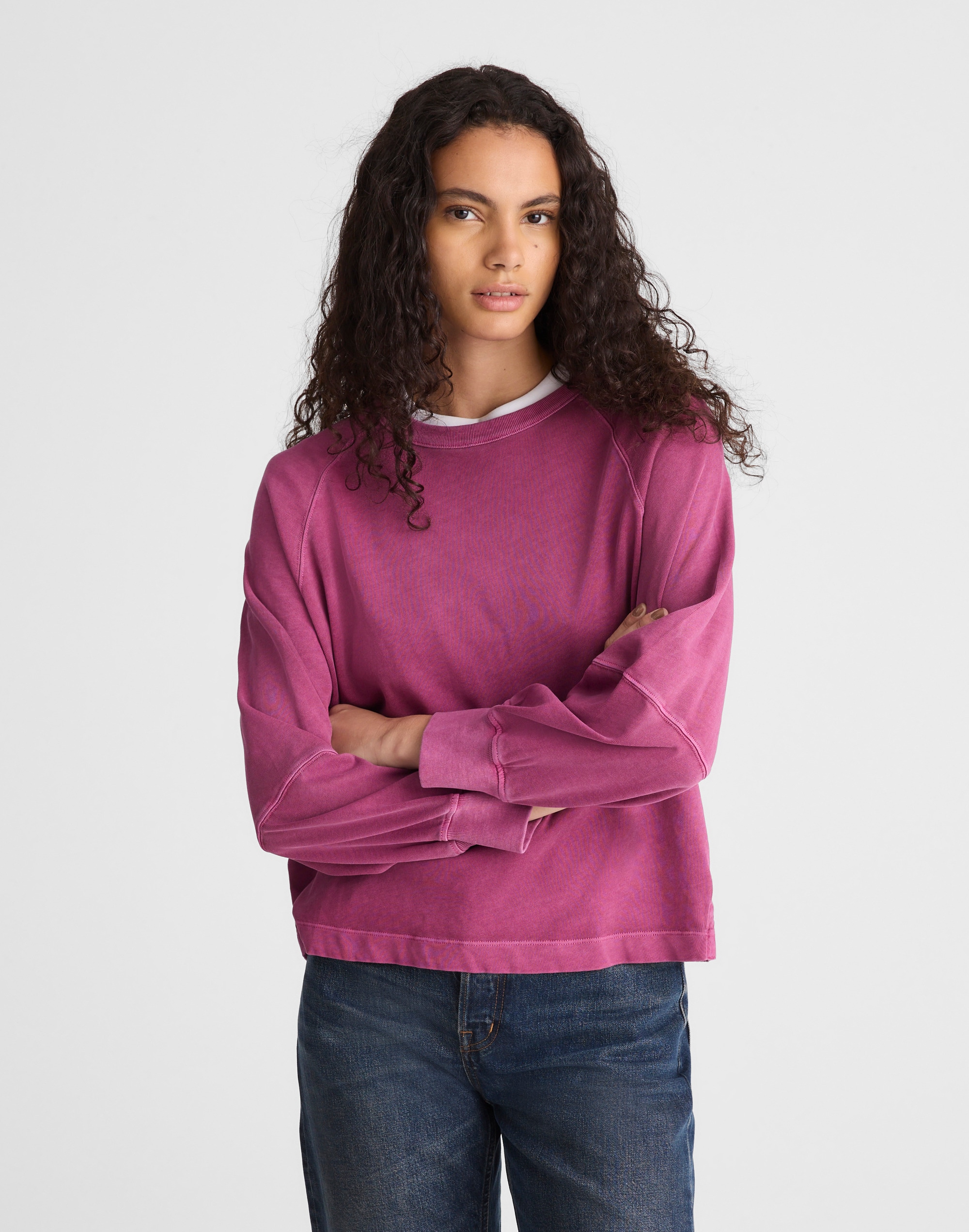 Relaxed Long-Sleeve Raglan Tee