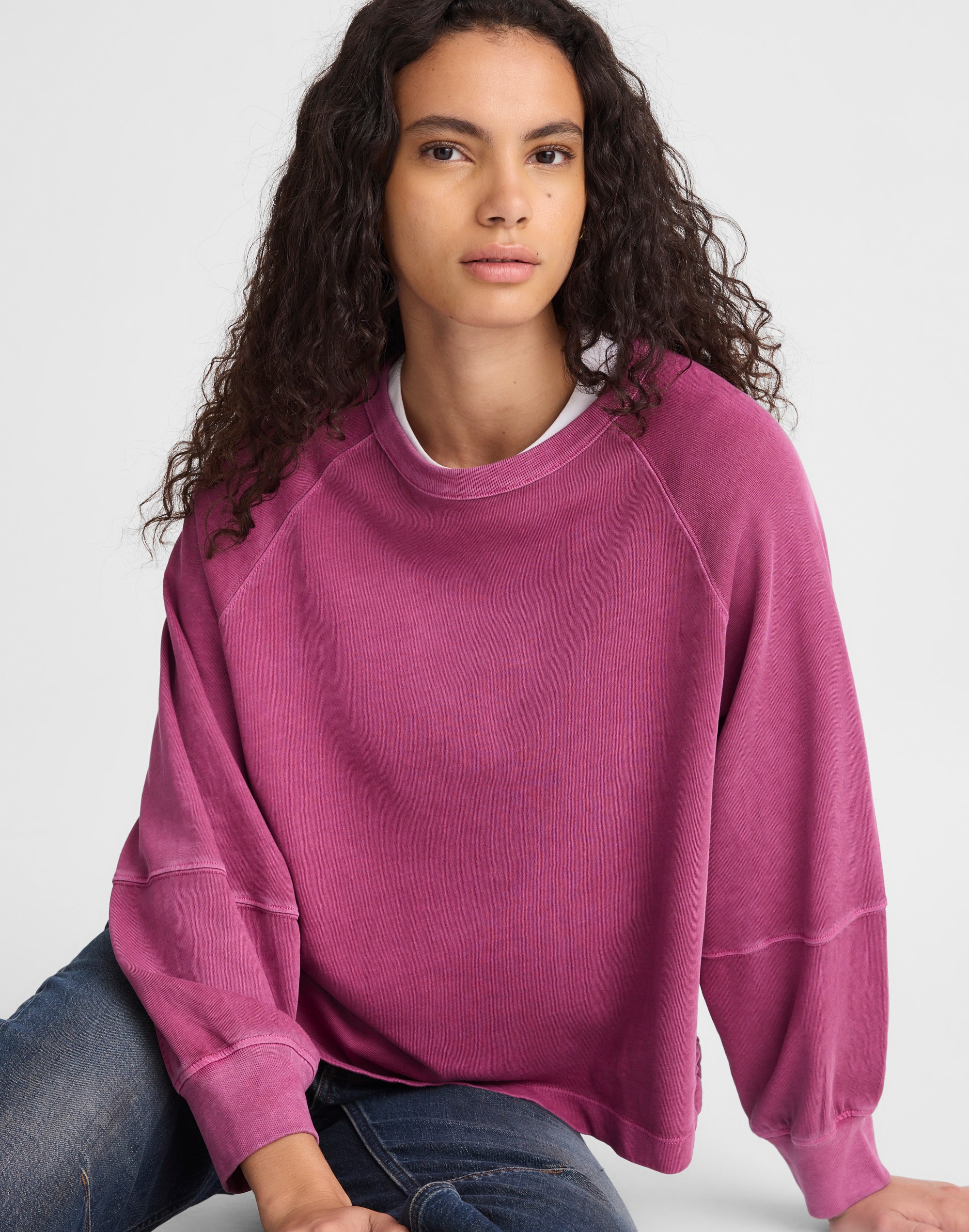 Relaxed Long-Sleeve Raglan Tee