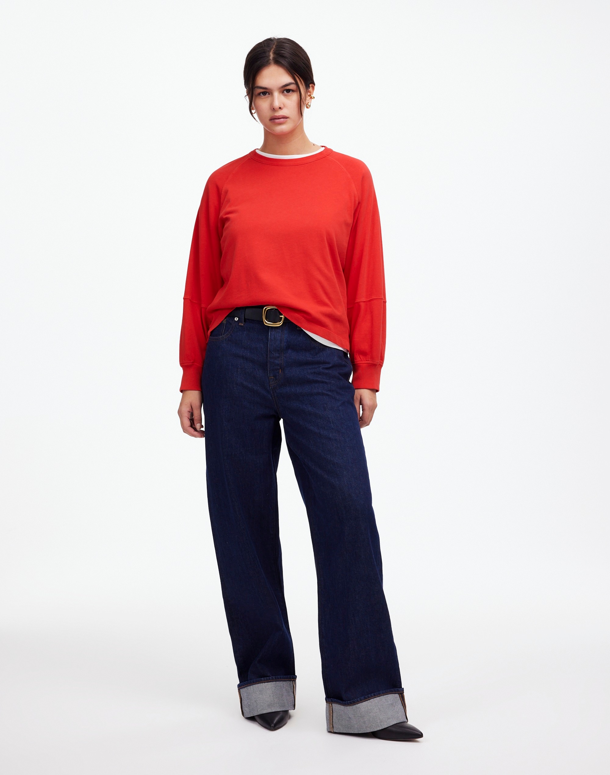 Relaxed Long-Sleeve Raglan Tee