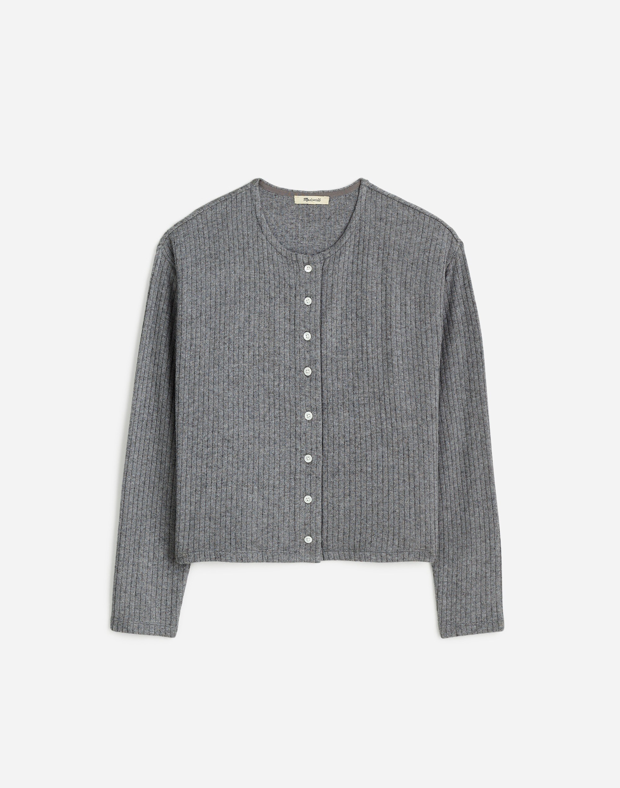 Relaxed Button-Front Cardigan