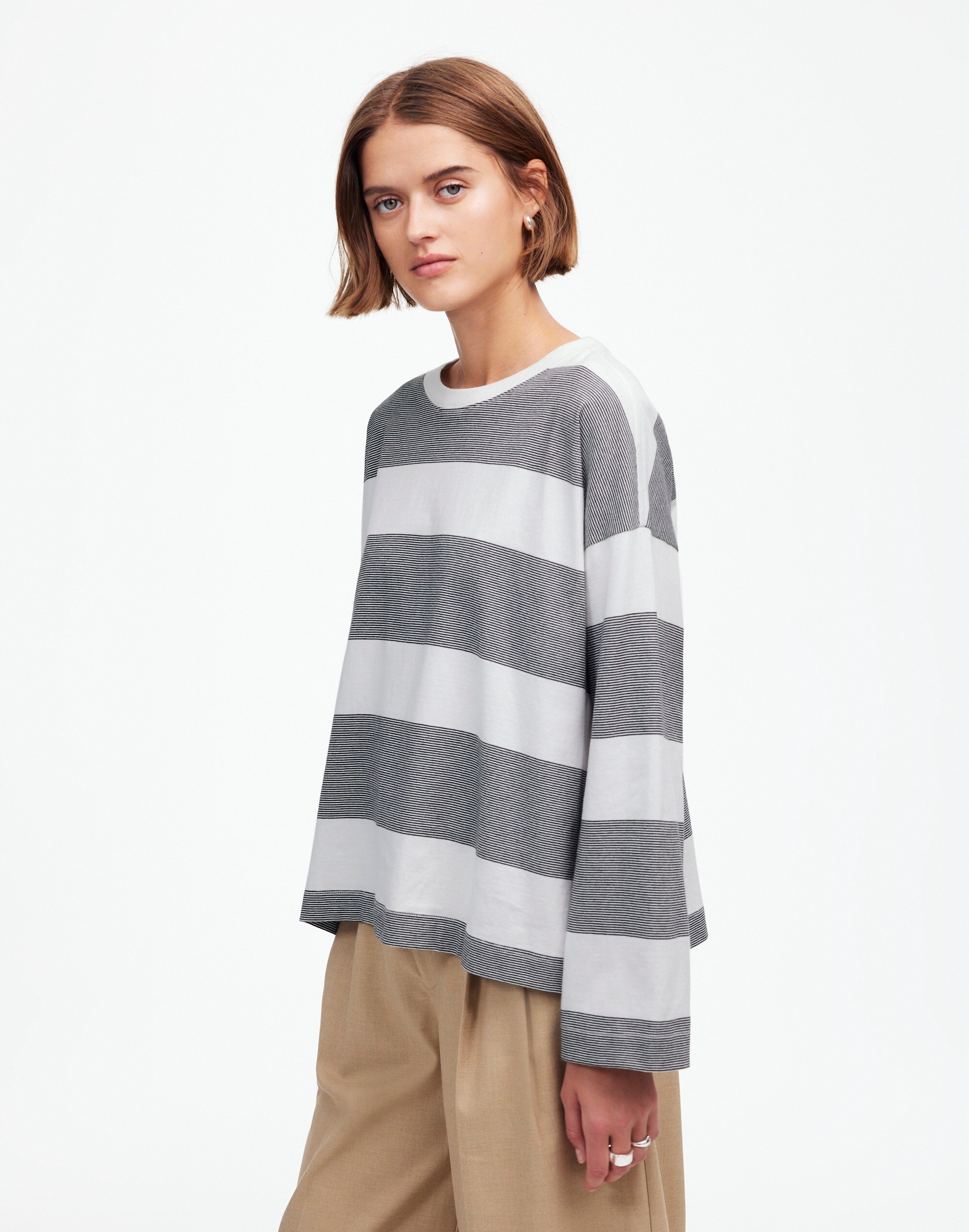 Easy Crewneck Long-Sleeve Tee