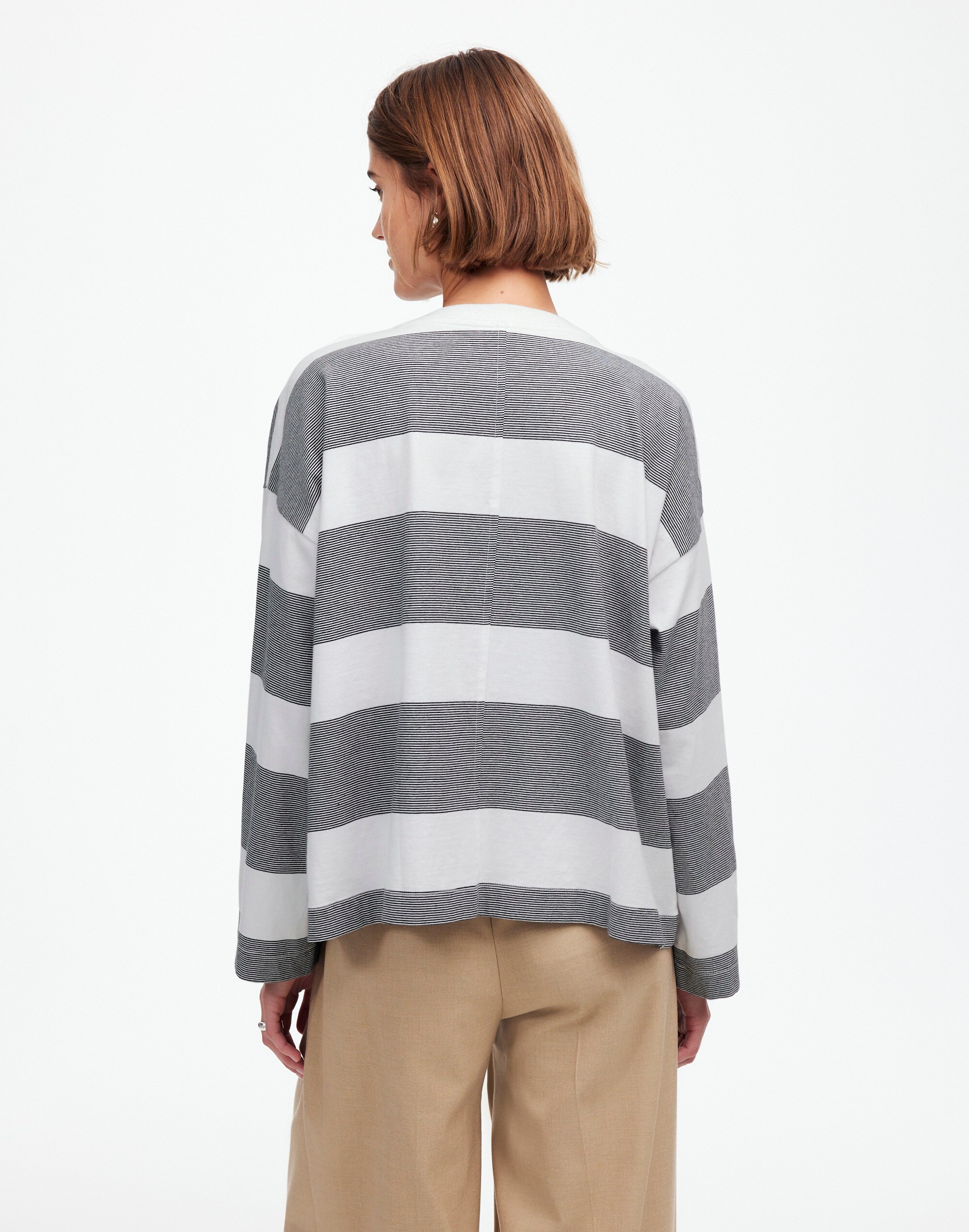 Easy Crewneck Long-Sleeve Tee