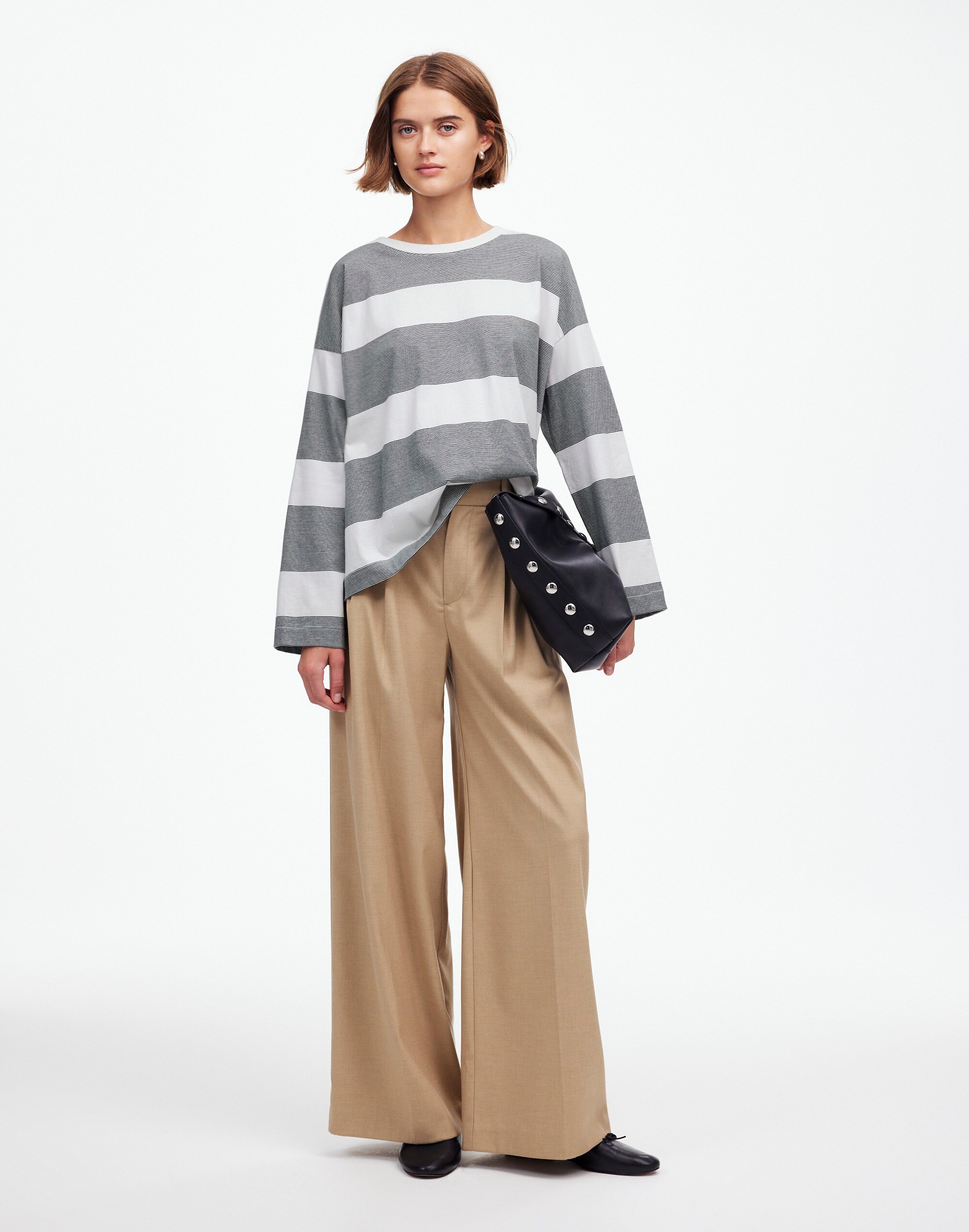 Easy Crewneck Long-Sleeve Tee