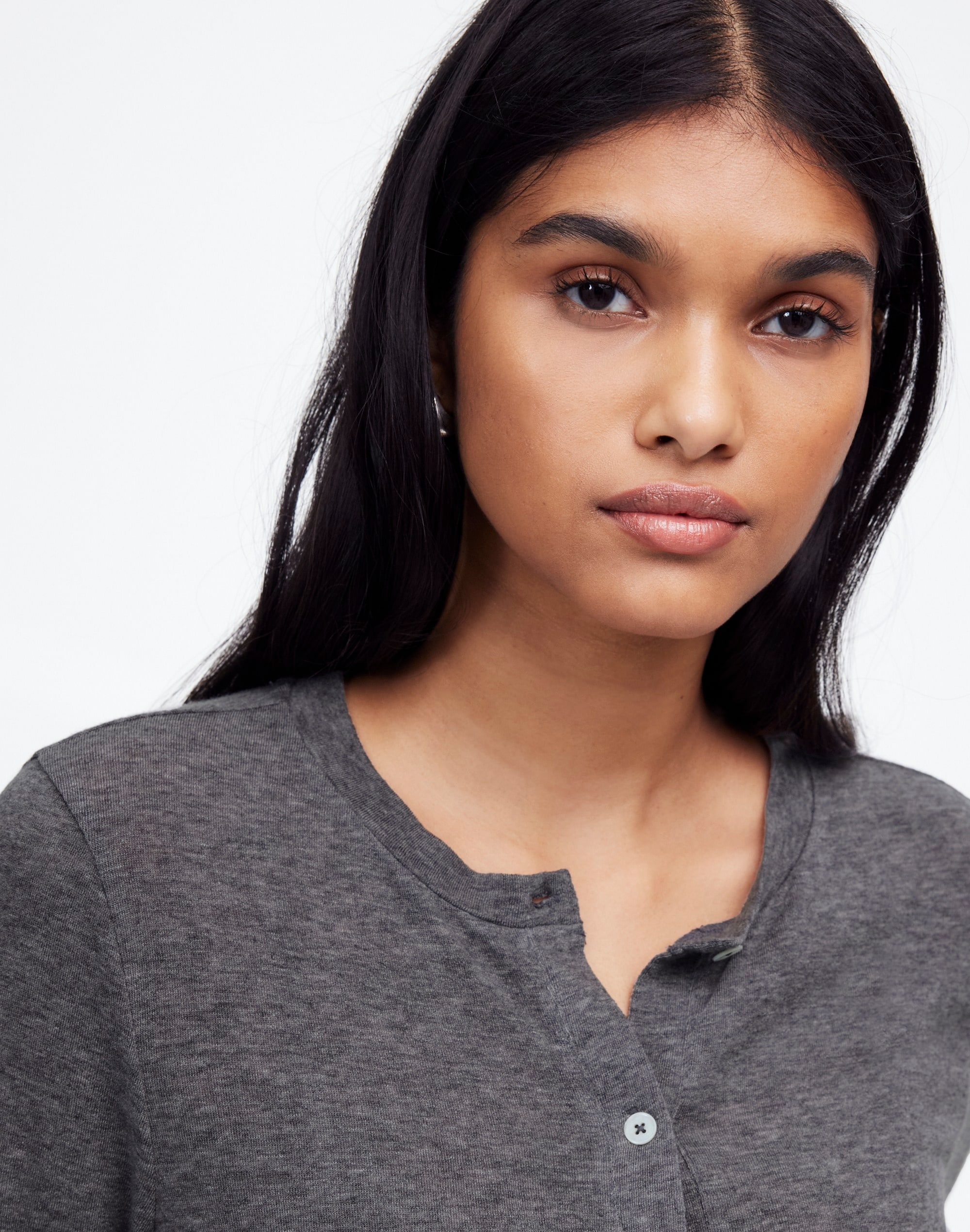 wool-blend crewneck cardigan
