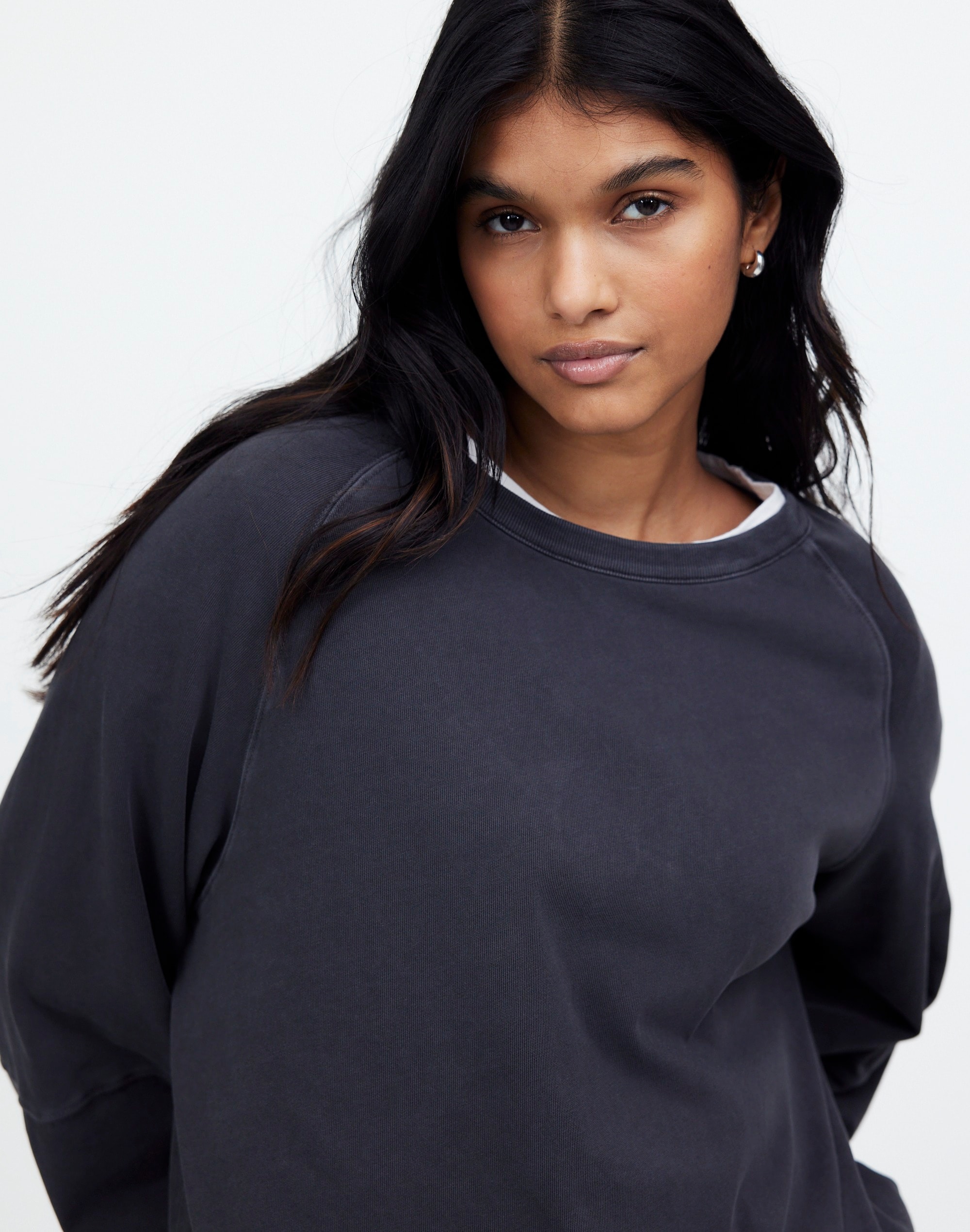 Plus Relaxed Long-Sleeve Raglan Tee