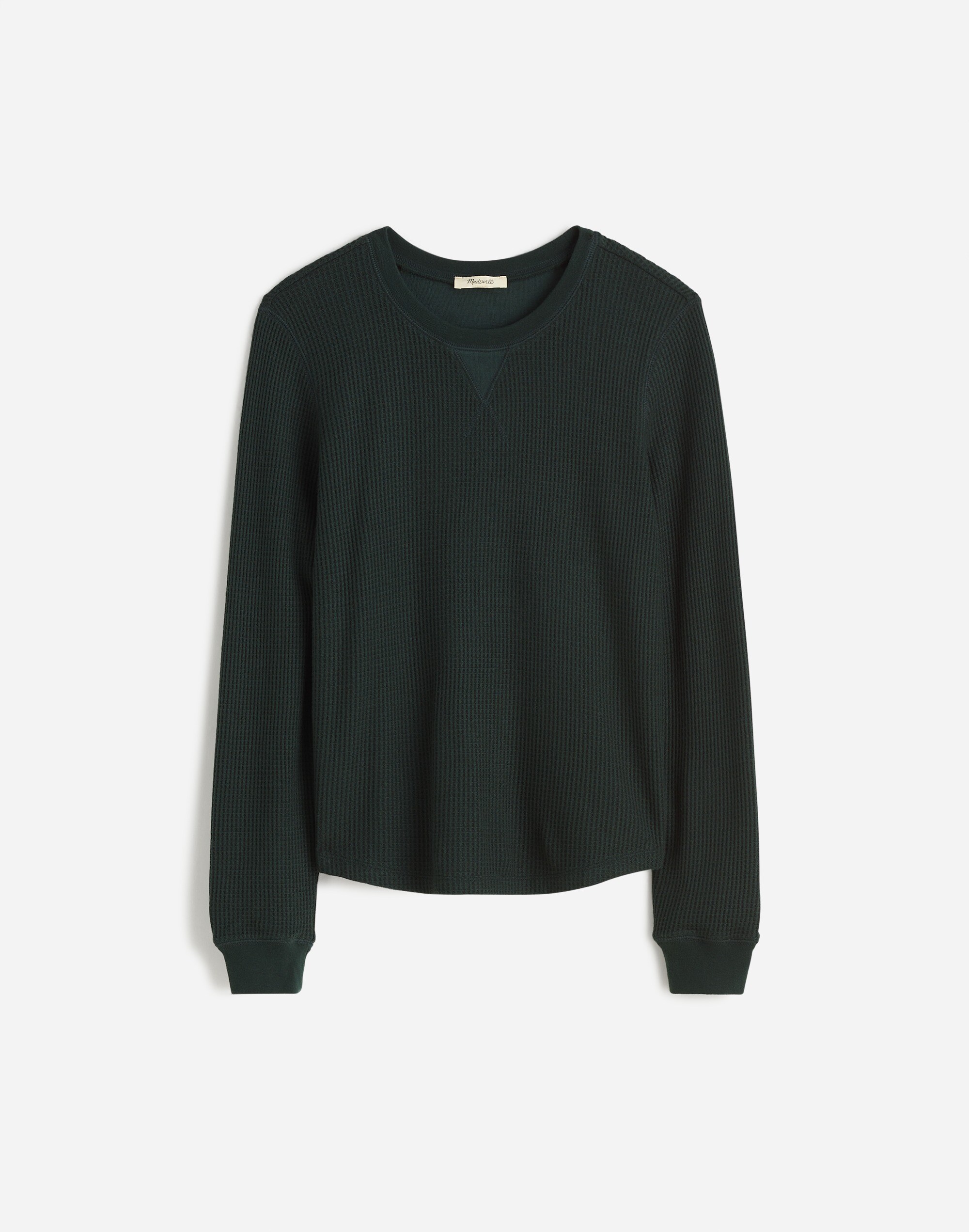 Waffle-Knit Raglan Tee