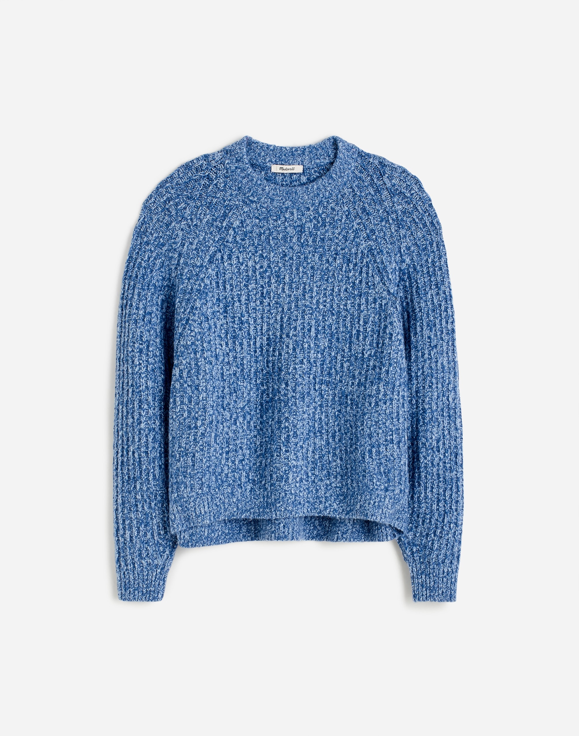 Ribbed Cotton-Blend Sweater