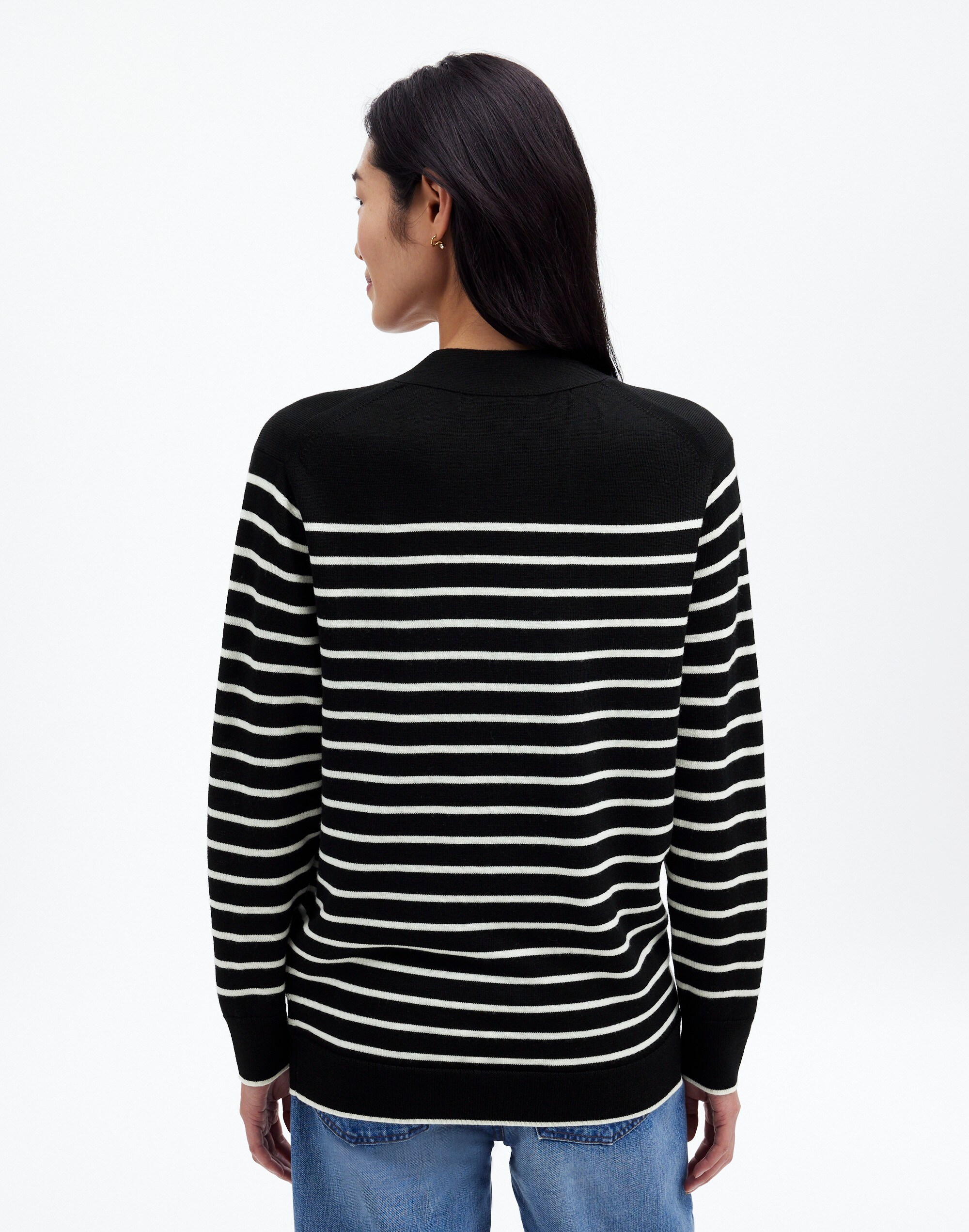 Merino Wool Boyfriend Cardigan