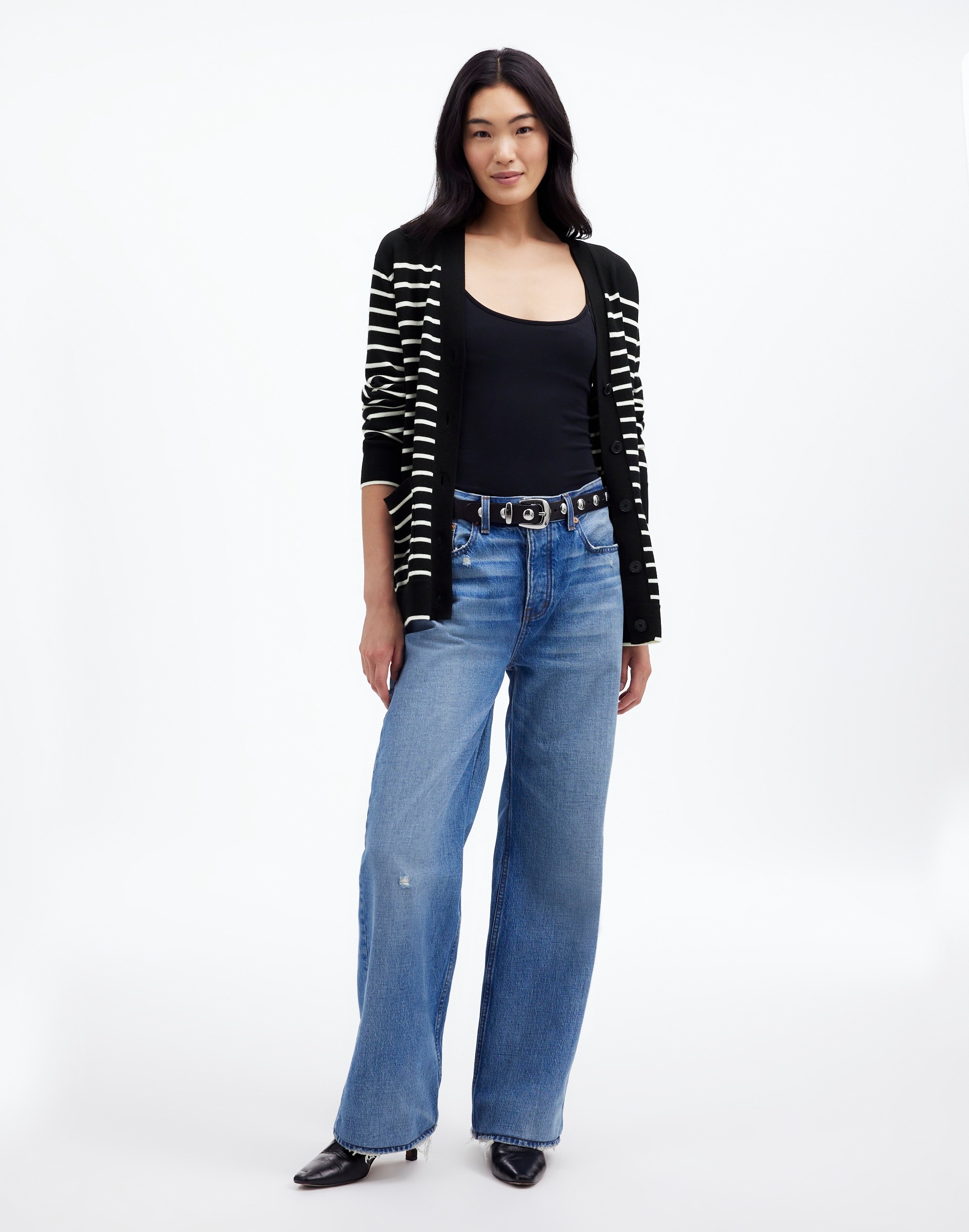 Merino Wool Boyfriend Cardigan