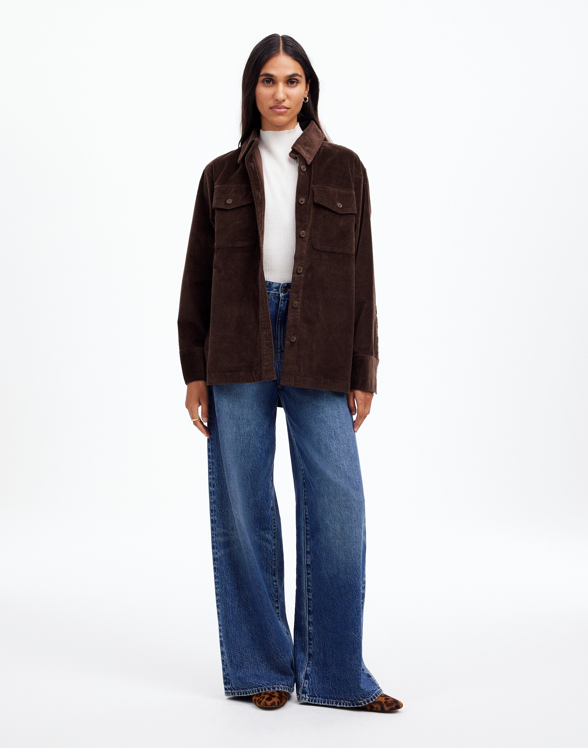 Corduroy Relaxed Shirt-Jacket