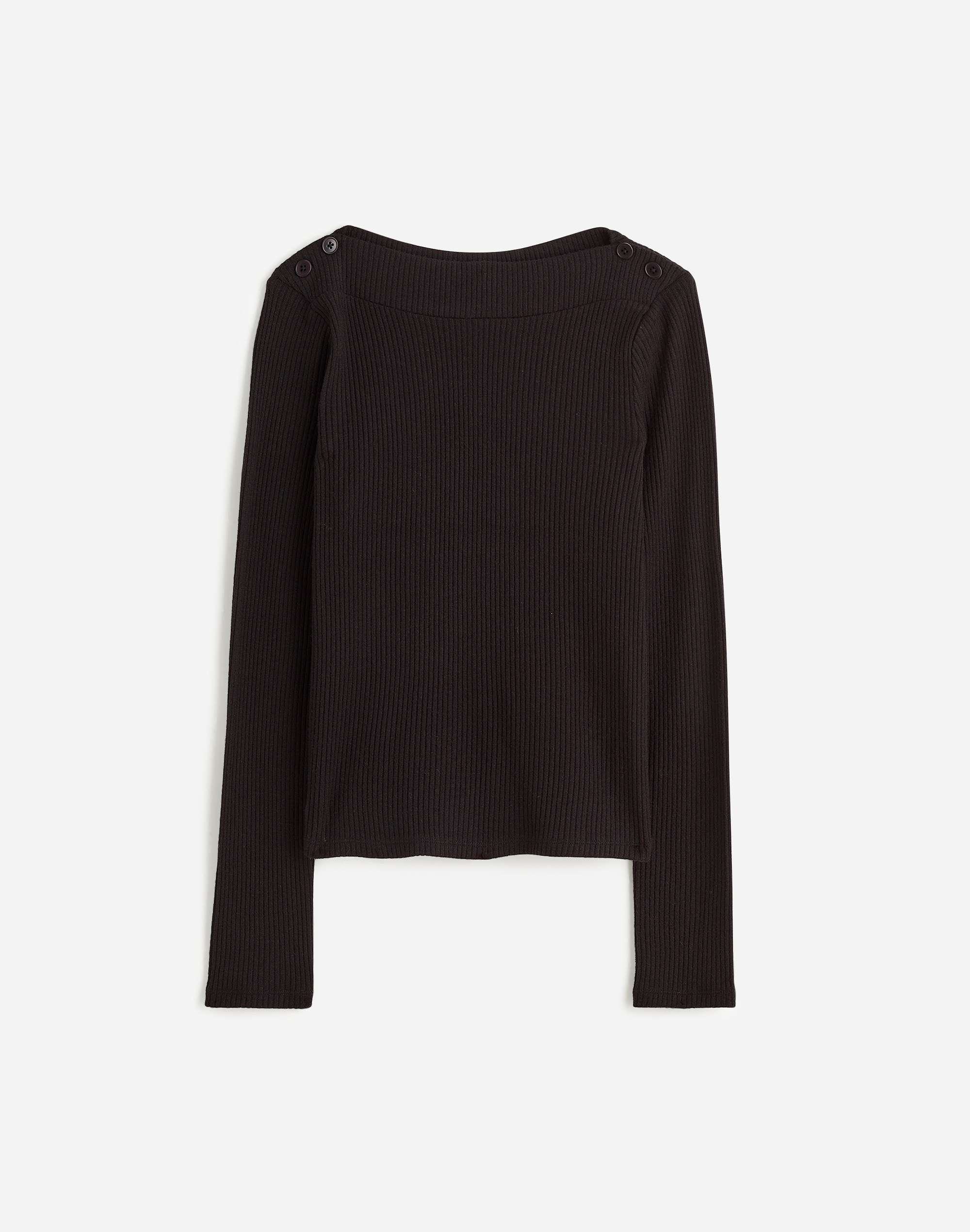 Boatneck Long-Sleeve Tee