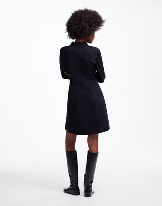 Madewell Mini Abito In Denim Popover Manica Corta Robertson, Vestibilità Comoda, Donna