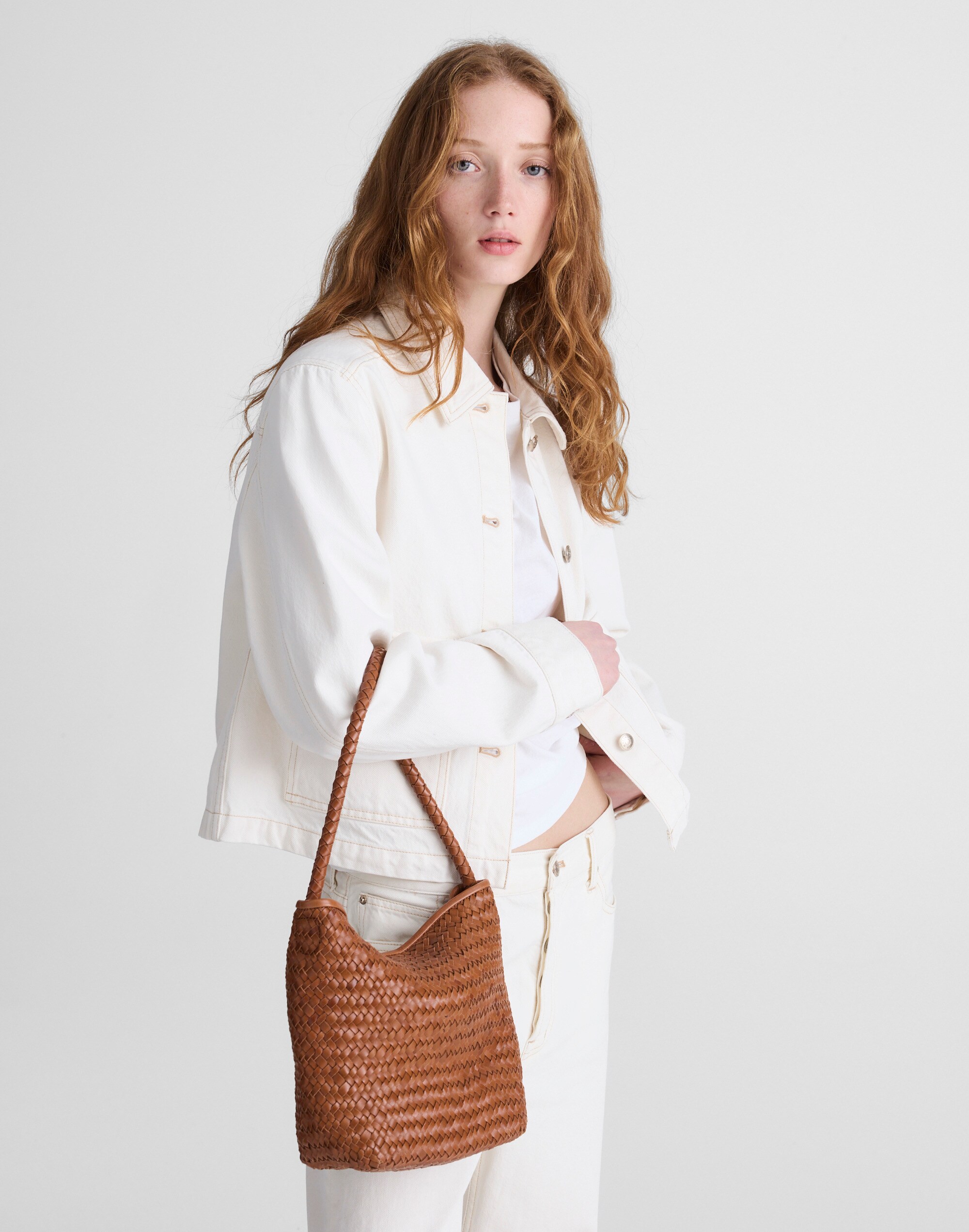 The Signature Woven Shoulder Bag
