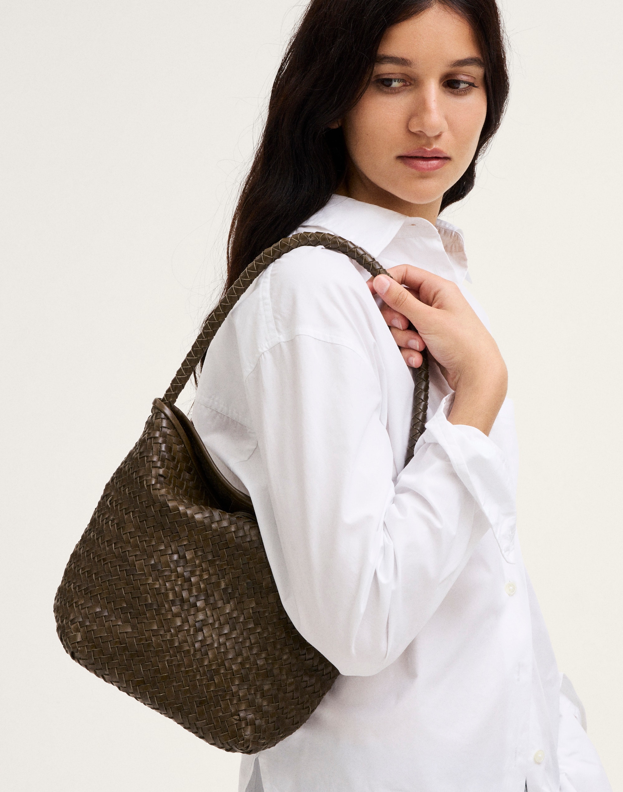 The Signature Woven Shoulder Bag