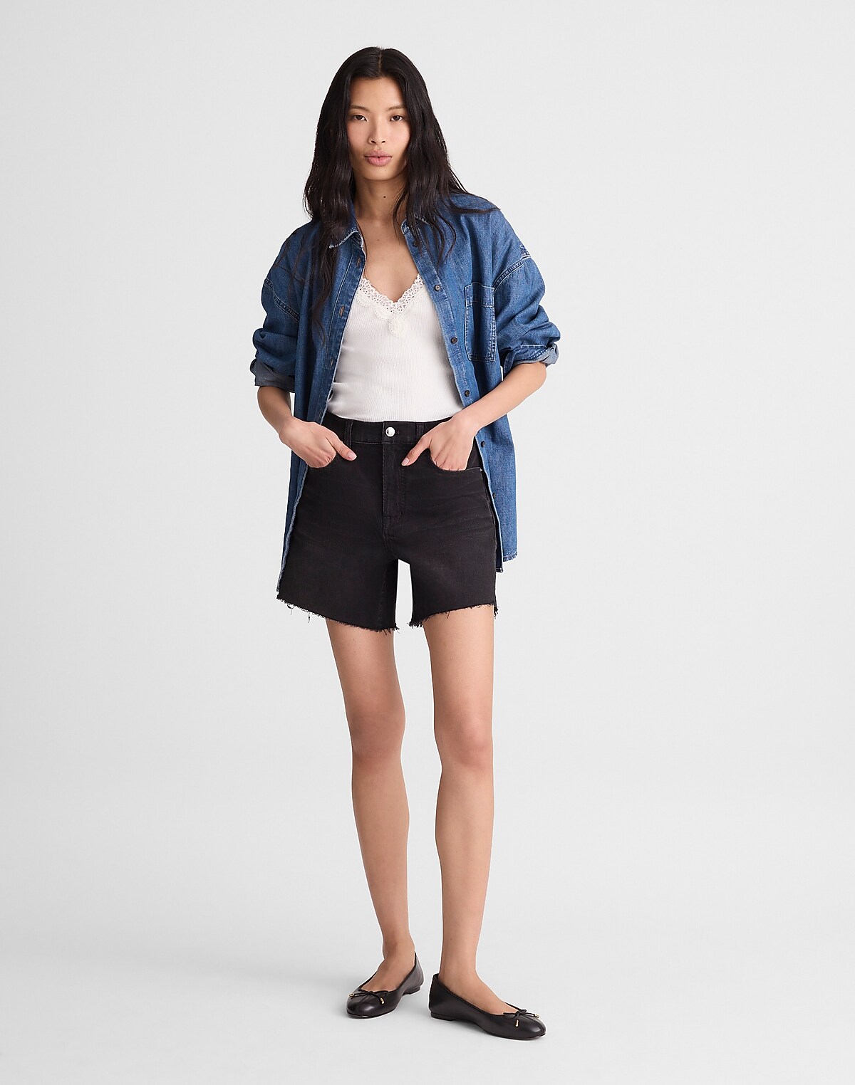 The Perfect Vintage Mid-Length Jean Short
