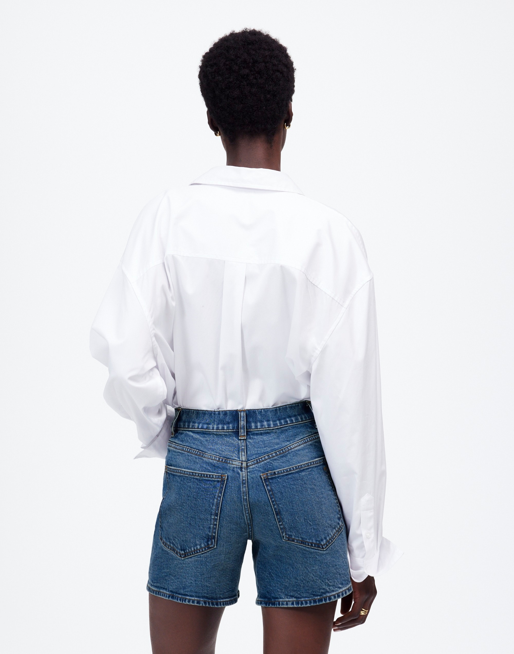 The Perfect Vintage Mid-Length Jean Short in Manton Wash Alternate Image 4