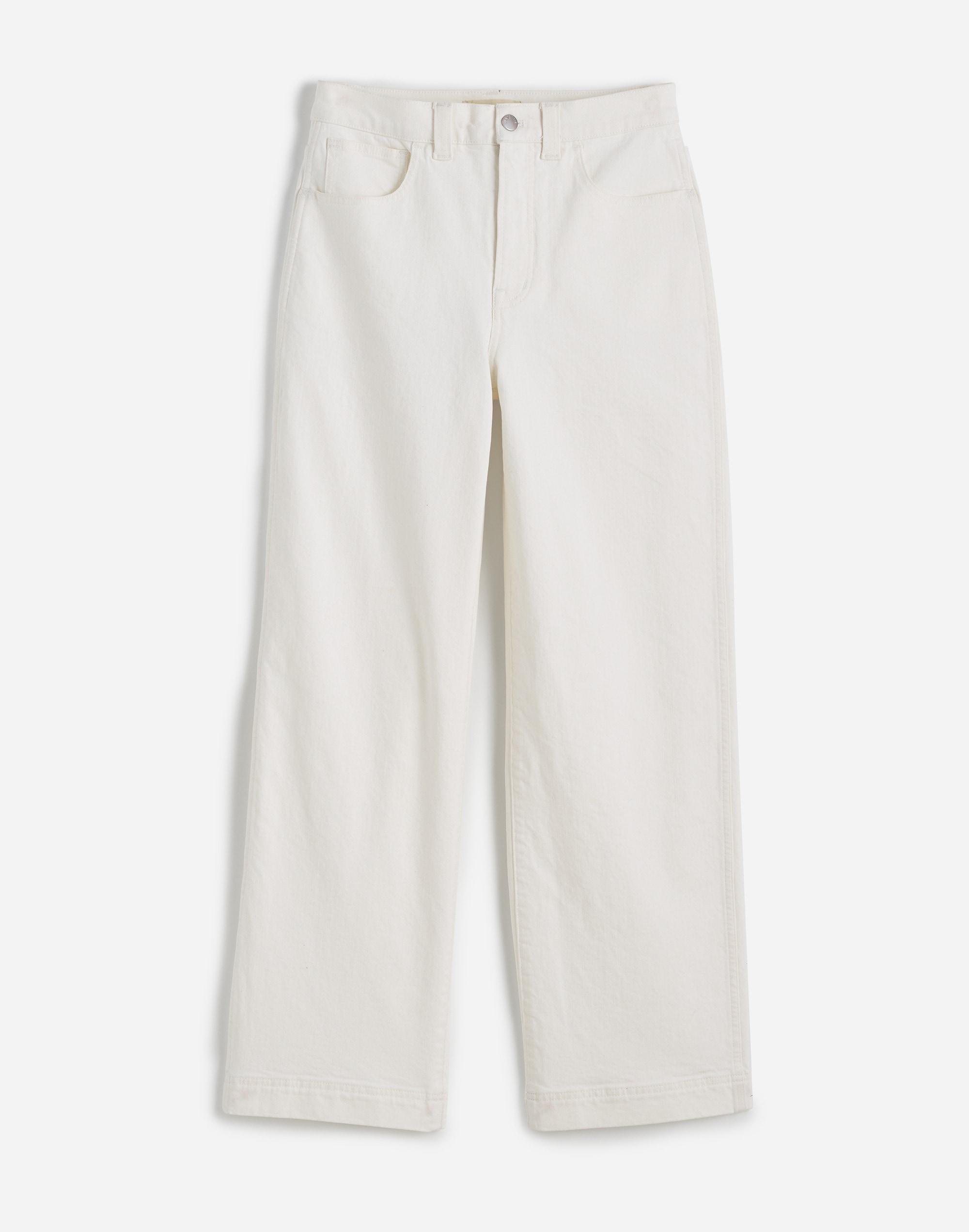 The Petite Perfect Vintage Wide-Leg Crop Jean in Tile White from Madewell - $99.99