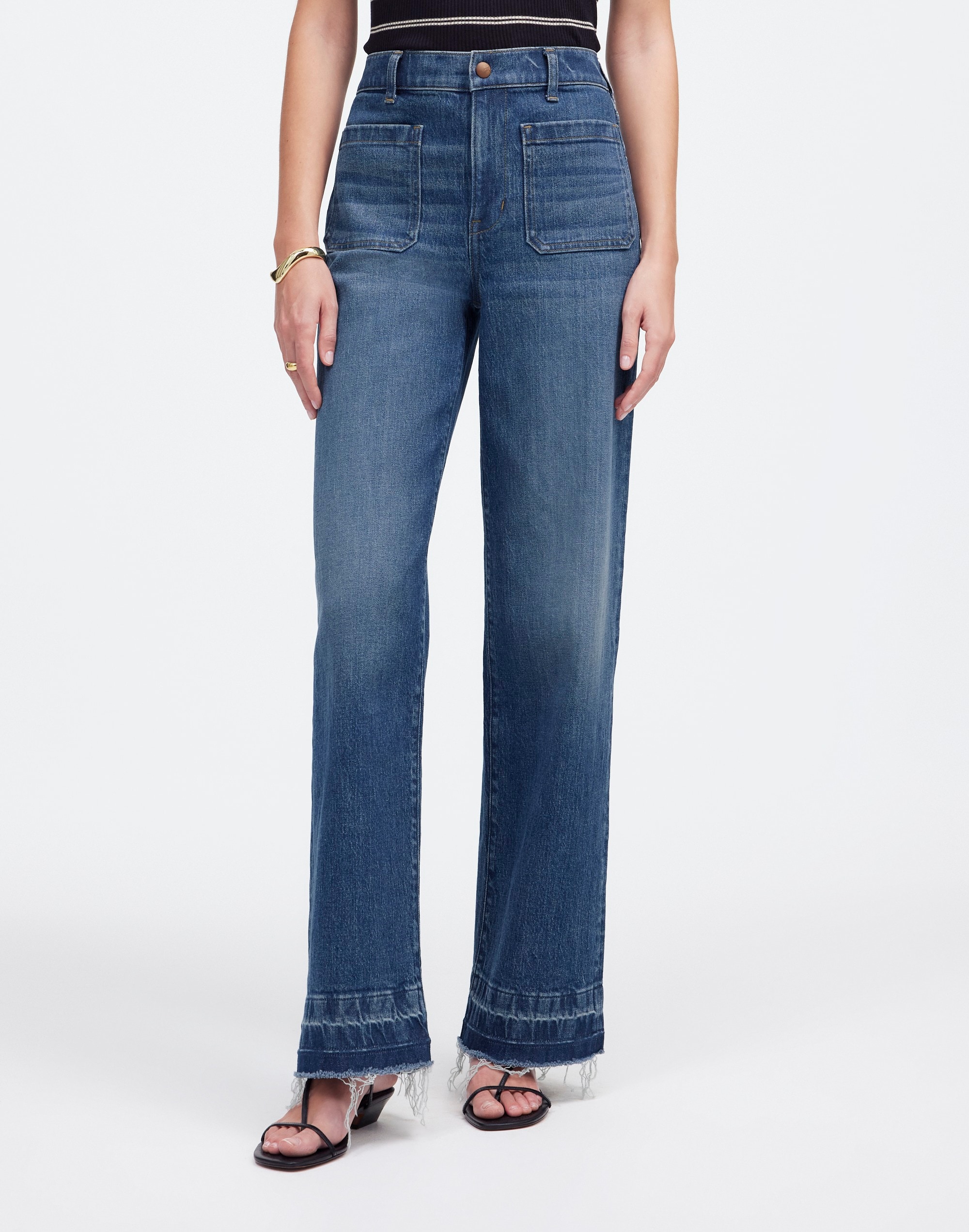 Emmett Wide-Leg Jean: Let Down Hem Edition