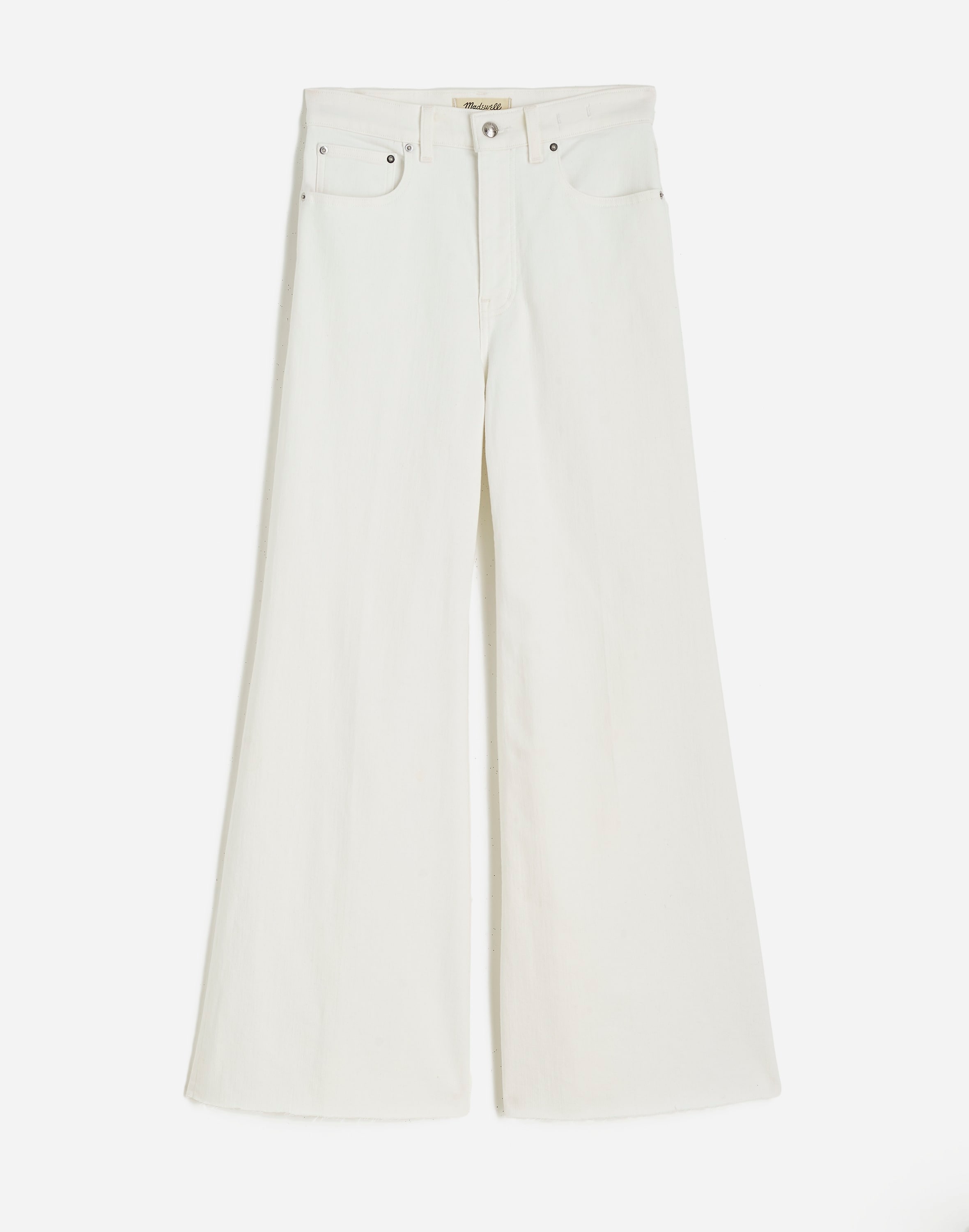 Flared Wide-Leg Crop Jeans